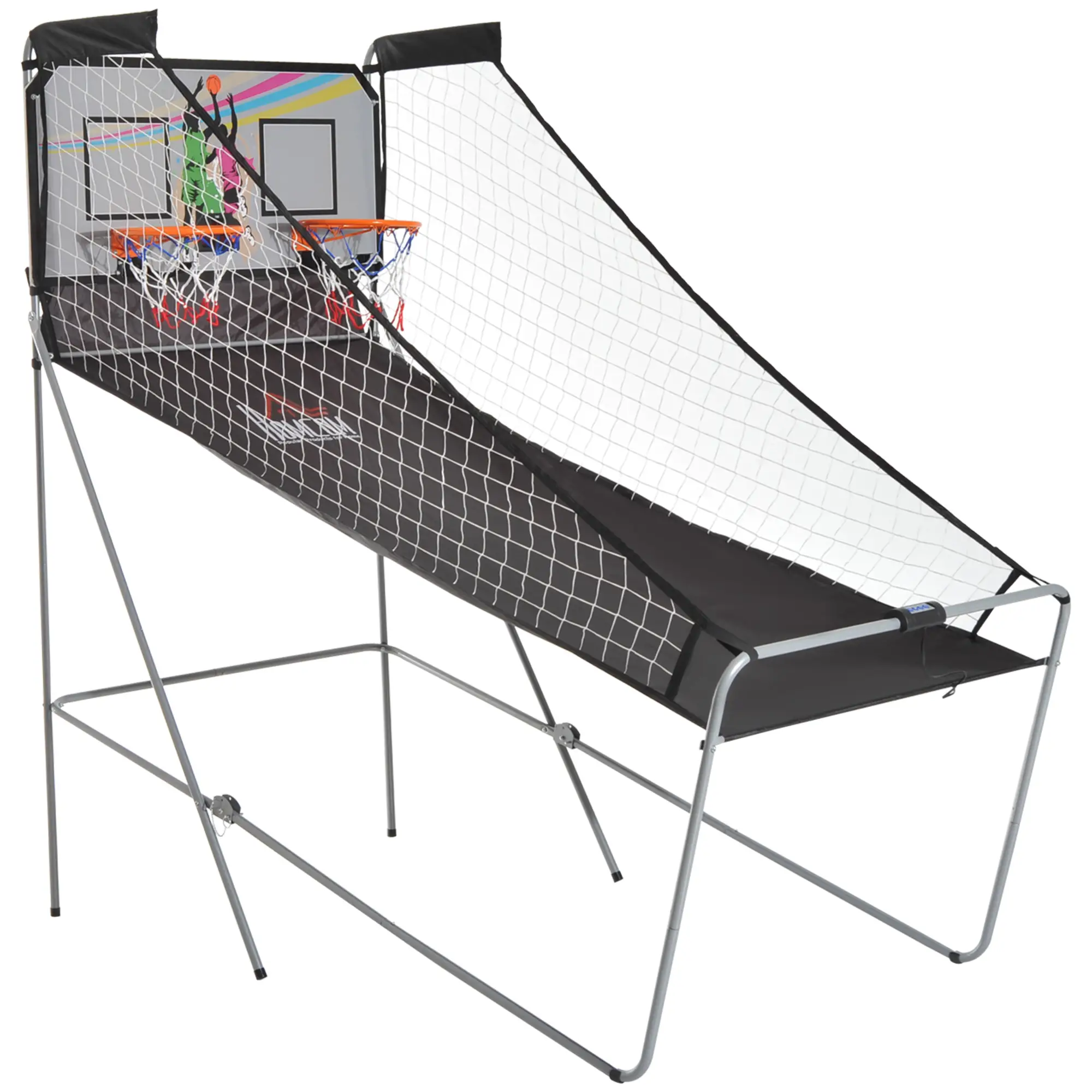Double Shots Arcade Basketball System, Foldable Two Player - Image 11