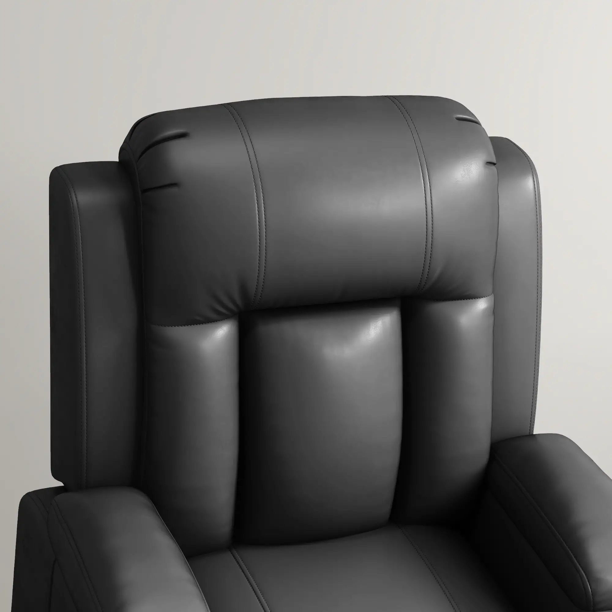 Electric Lift Chair, Power Recliner with Footrest, Remote, Cup Holders, Grey - Image 9