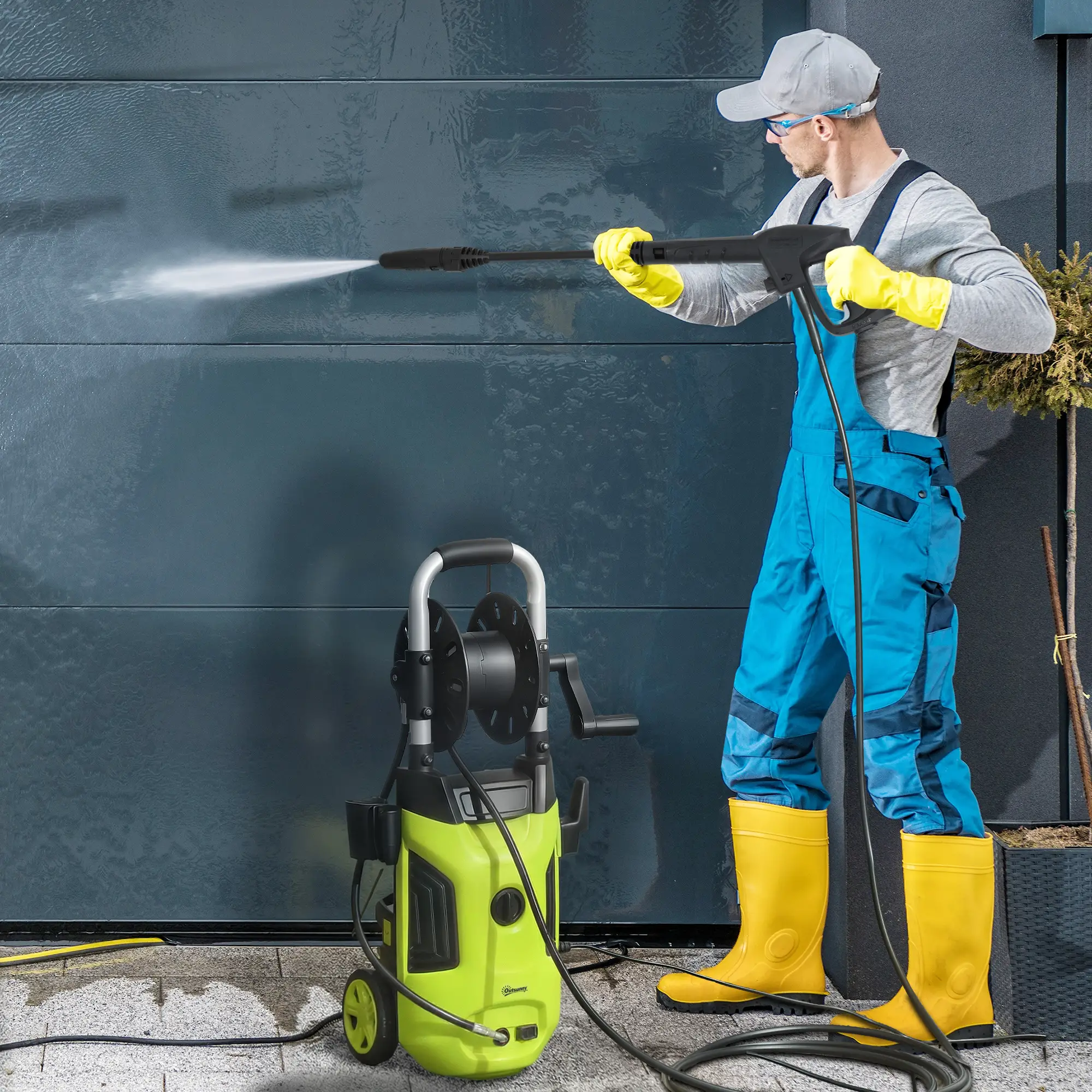 Electric Pressure Washer, 2176 PSI High Pressure Washer with 20 ft Outlet Hose, Adjustable Nozzle, 1.9GPM Power Washer - Image 2