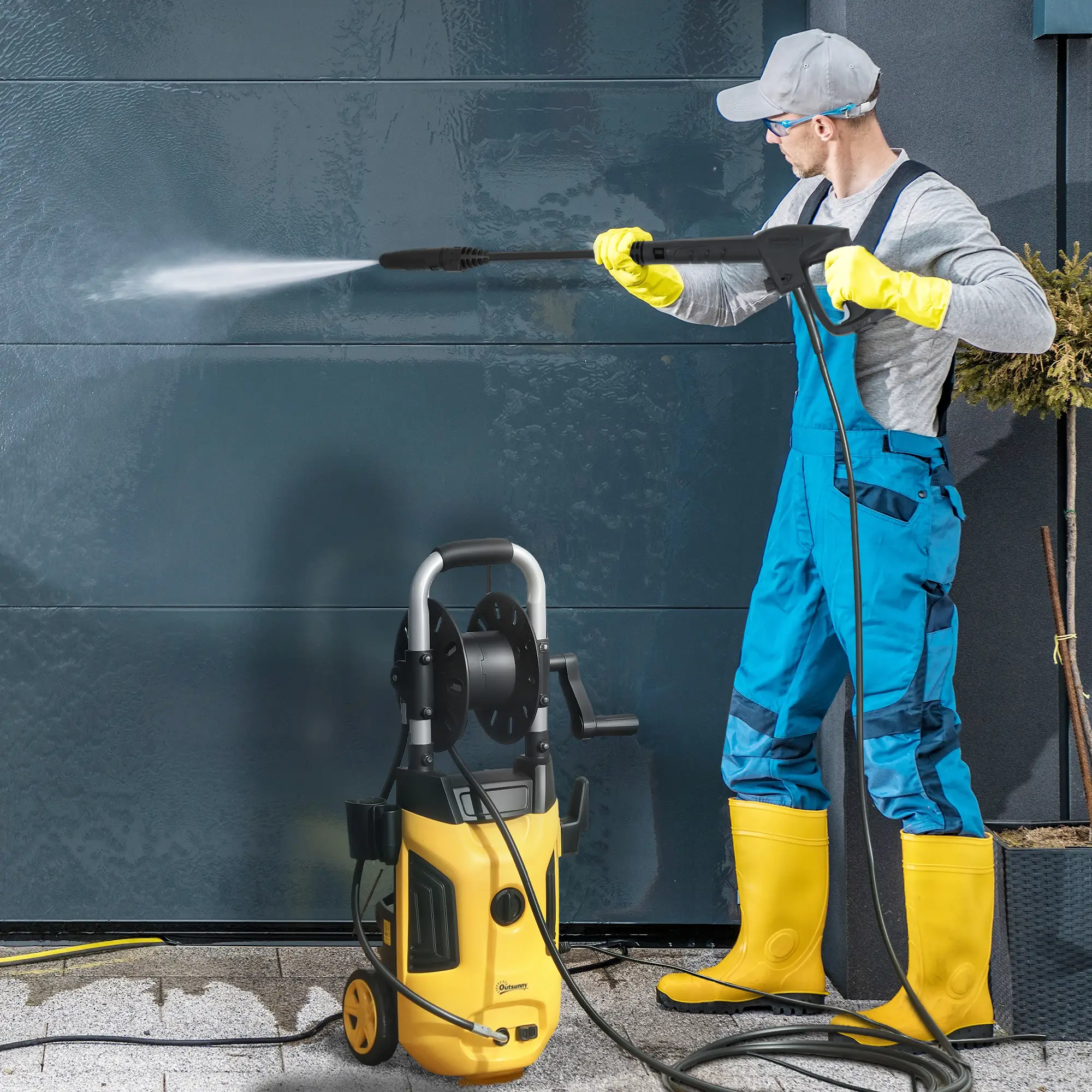 Electric Pressure Washer, 2176 PSI High Pressure Washer with 20 ft Outlet Hose, Adjustable Nozzle, 1.9GPM Power Washer - Image 2