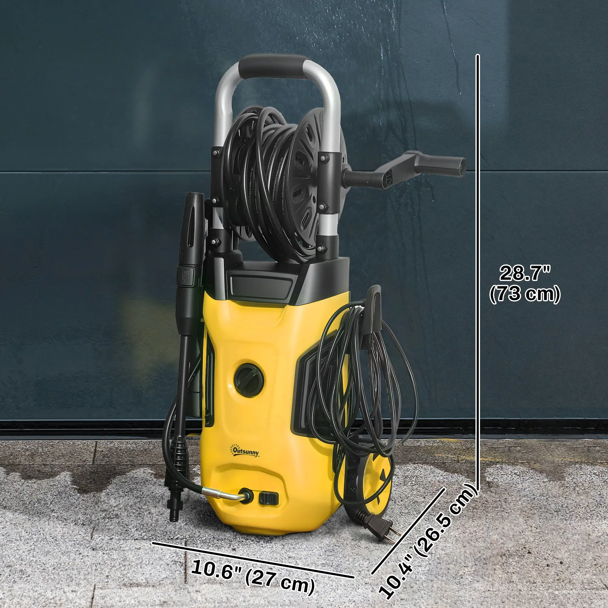 Electric Pressure Washer, 2176 PSI High Pressure Washer with 20 ft Outlet Hose, Adjustable Nozzle, 1.9GPM Power Washer - Image 3