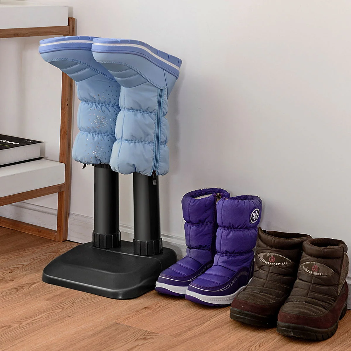 Electric Shoe Dryer Boot Warmer, Gray - Image 2
