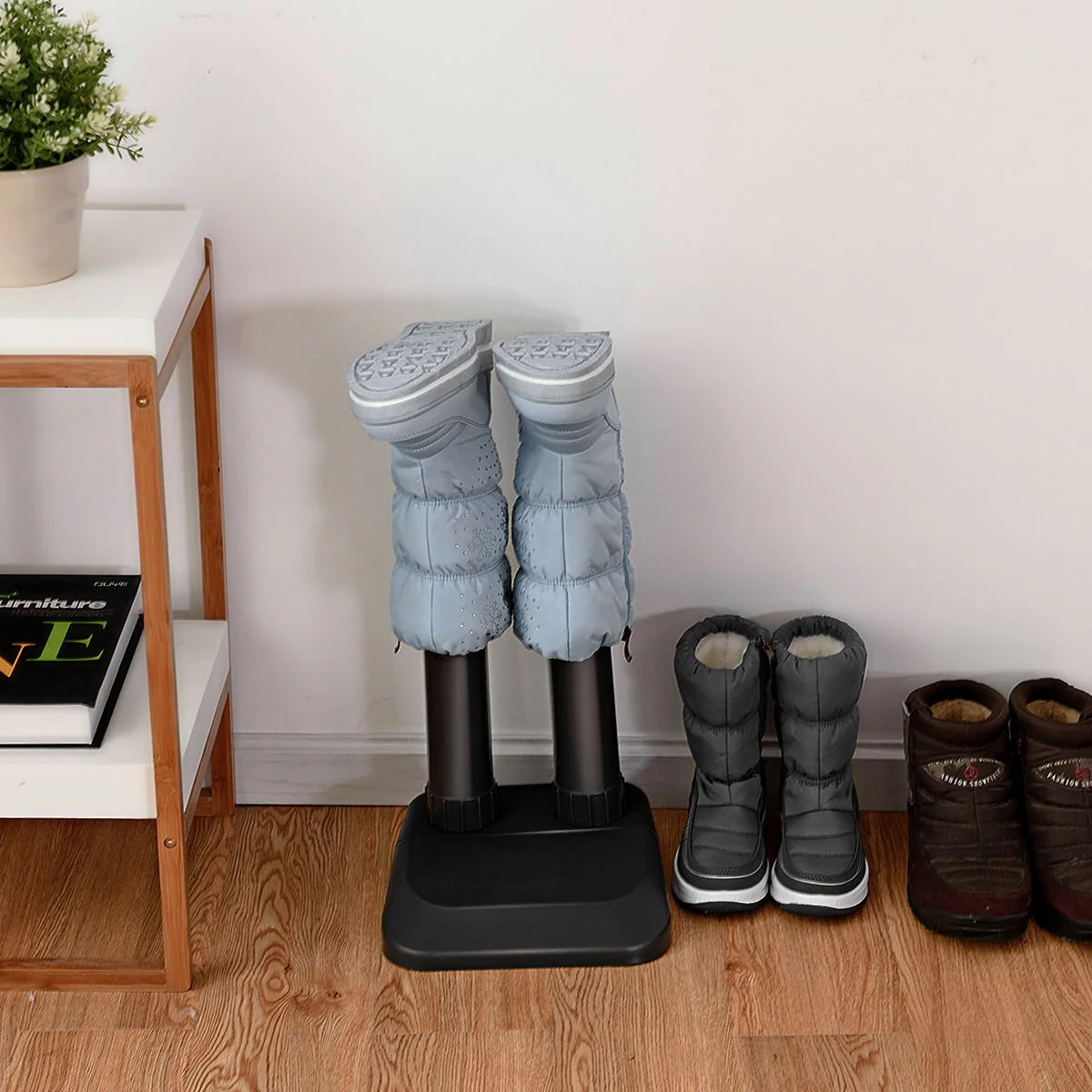 Electric Shoe Dryer Boot Warmer, Gray - Image 7
