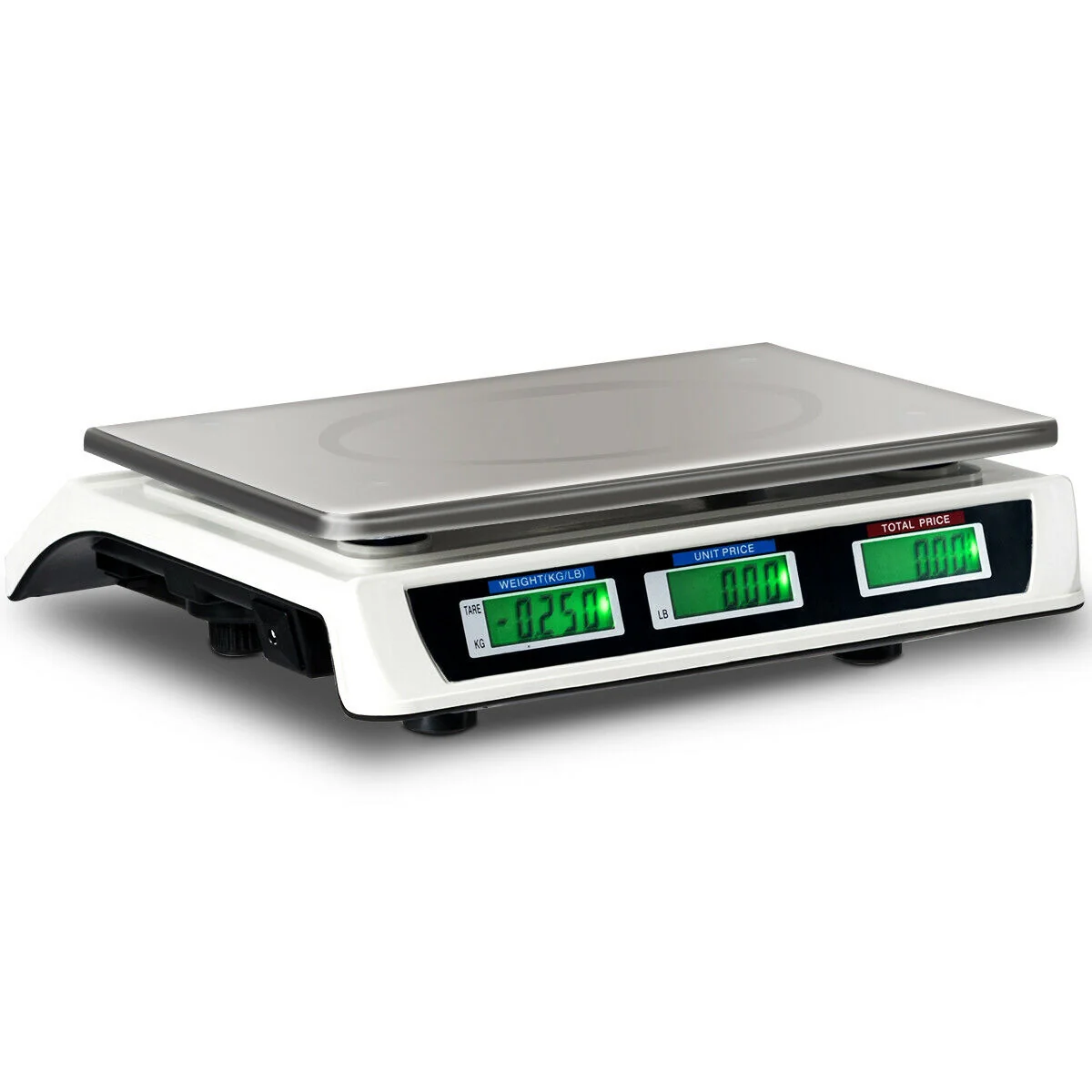 Electronic Price Computing Scale, 66 lbs, LCD Screen Display, Silver - Image 10