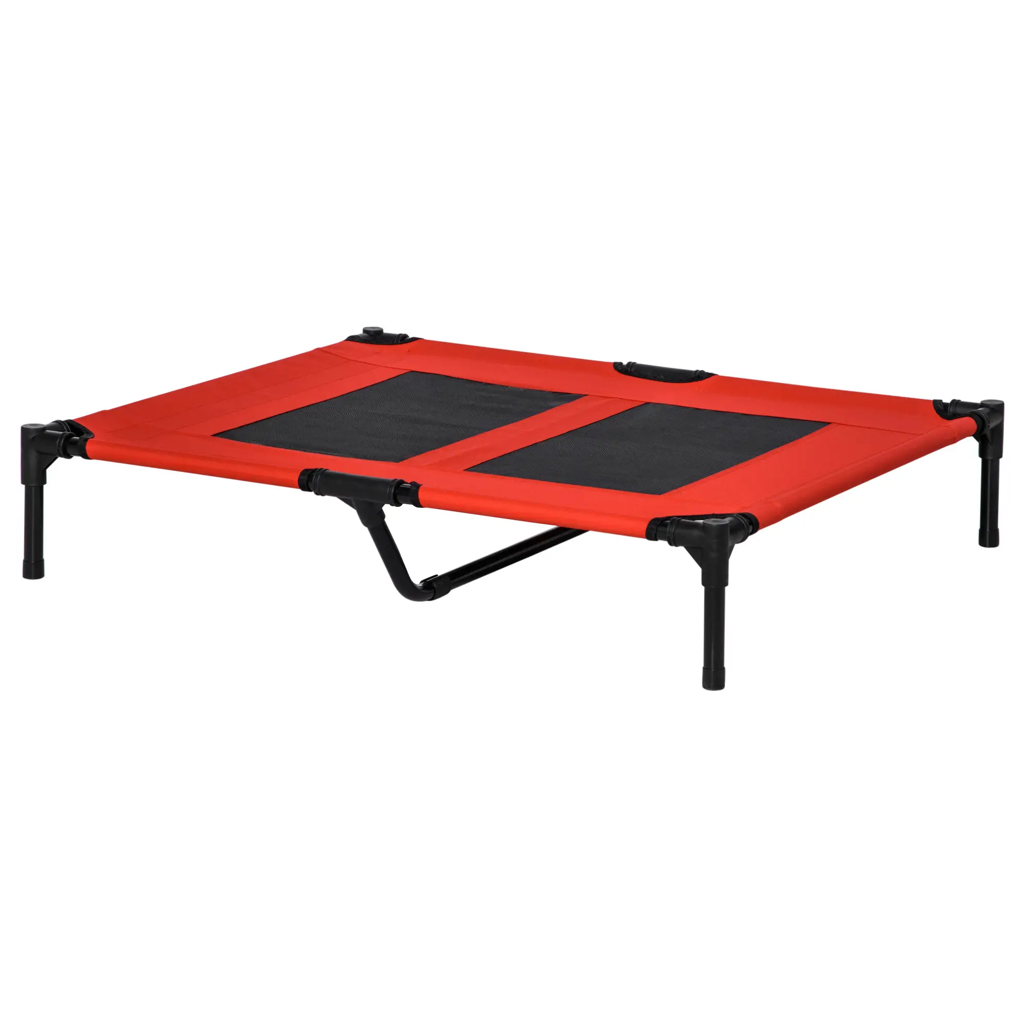Elevated Dog Bed, Raised Cot for XL Dogs, 36" x 30" x 7", Red - Image 11
