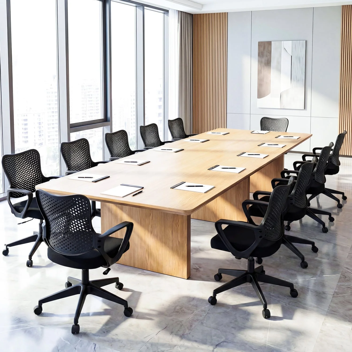 Ergonomic Office Chair, Adjustable Computer Desk Chair, Black - Image 5