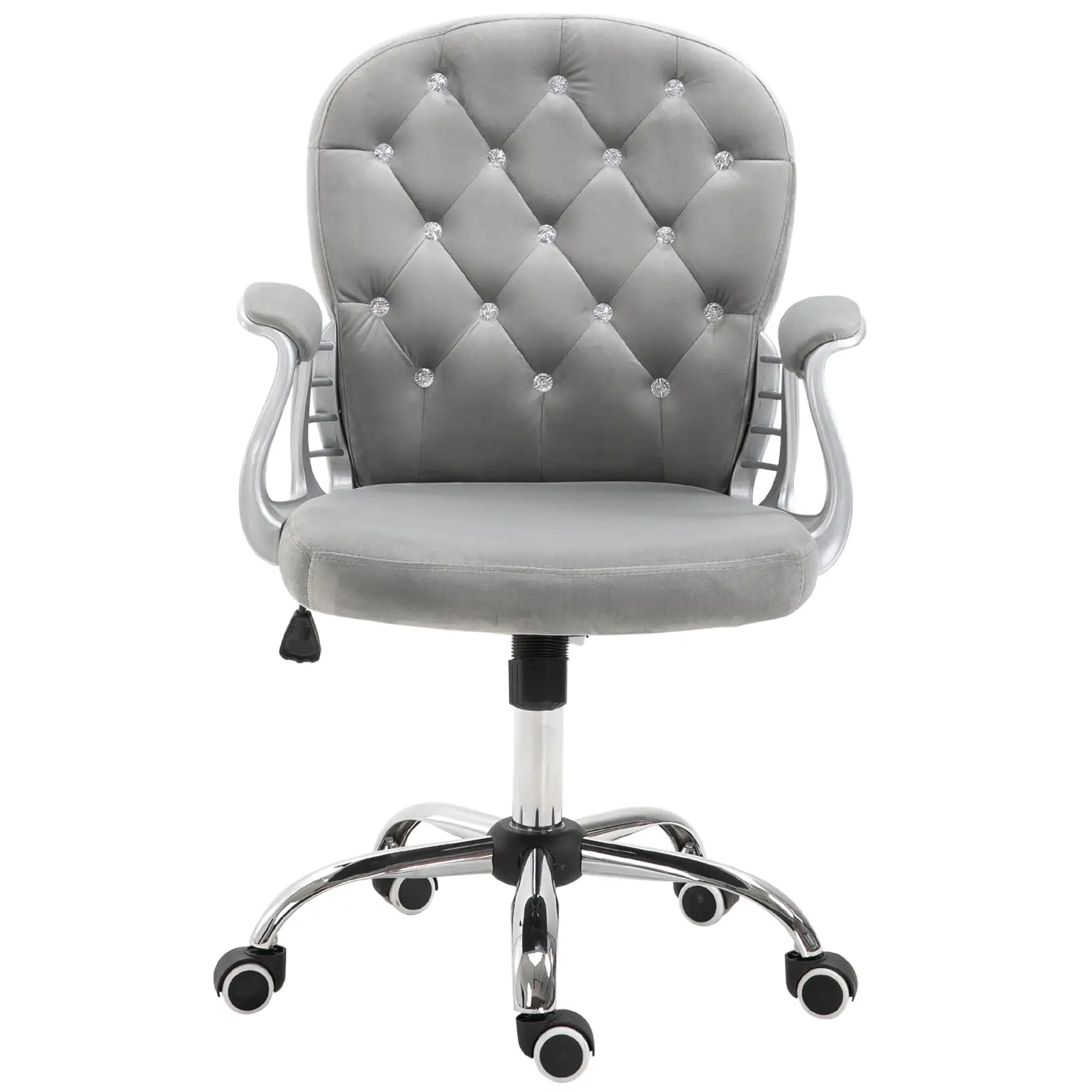 Ergonomic Office Chair, Adjustable Height, Padded Seat, Grey - Image 11