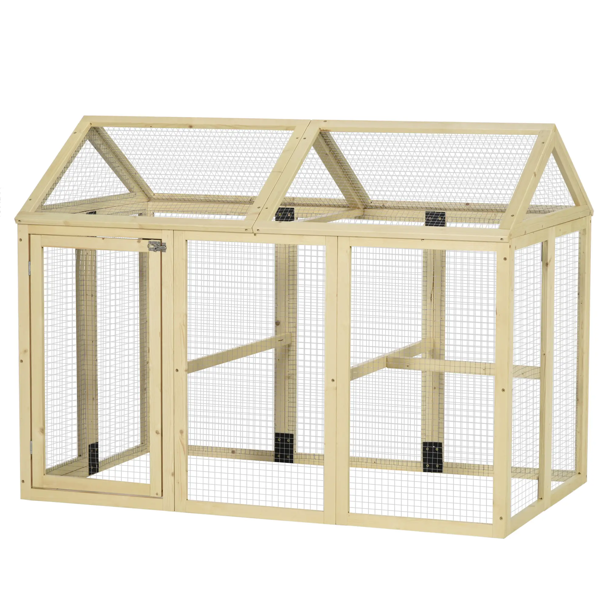 Expandable Outdoor Chicken Coop, 2 Doors, 3 Perches, 1–3 Chickens - Image 11