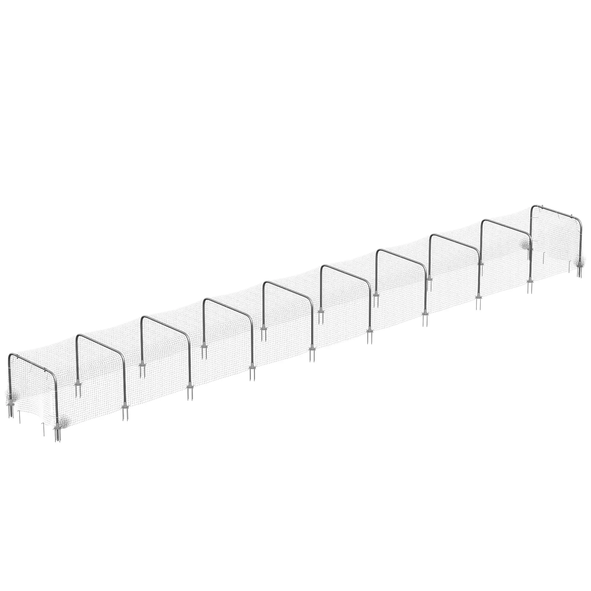Extra Long Chicken Tunnel for Outside, 354" x 39" Galvanized Steel Chicken Run for 10-15 Chickens or Ducks - Image 11