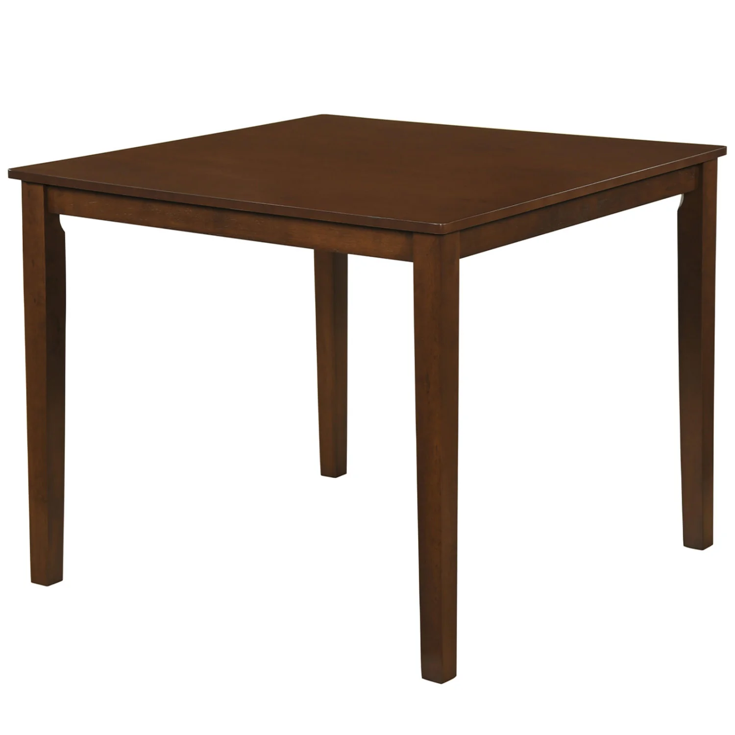 Farmhouse Dining Table, 35" Square, Walnut