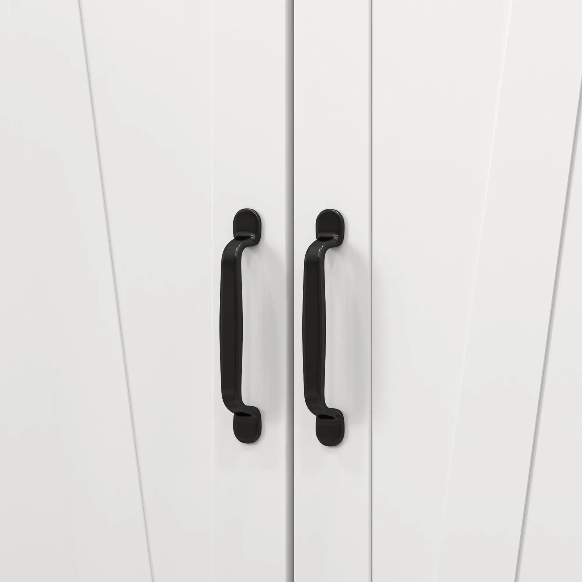 Farmhouse Kitchen Pantry Cabinet, Adjustable Shelves, White - Image 10