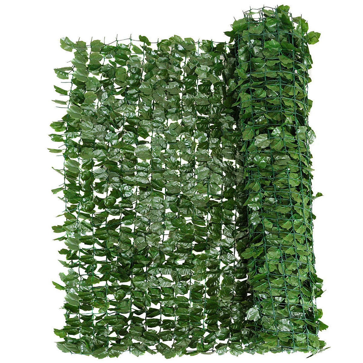 Faux Ivy Leaf Privacy Fence, 59 x 95 Inch, Green - Image 6