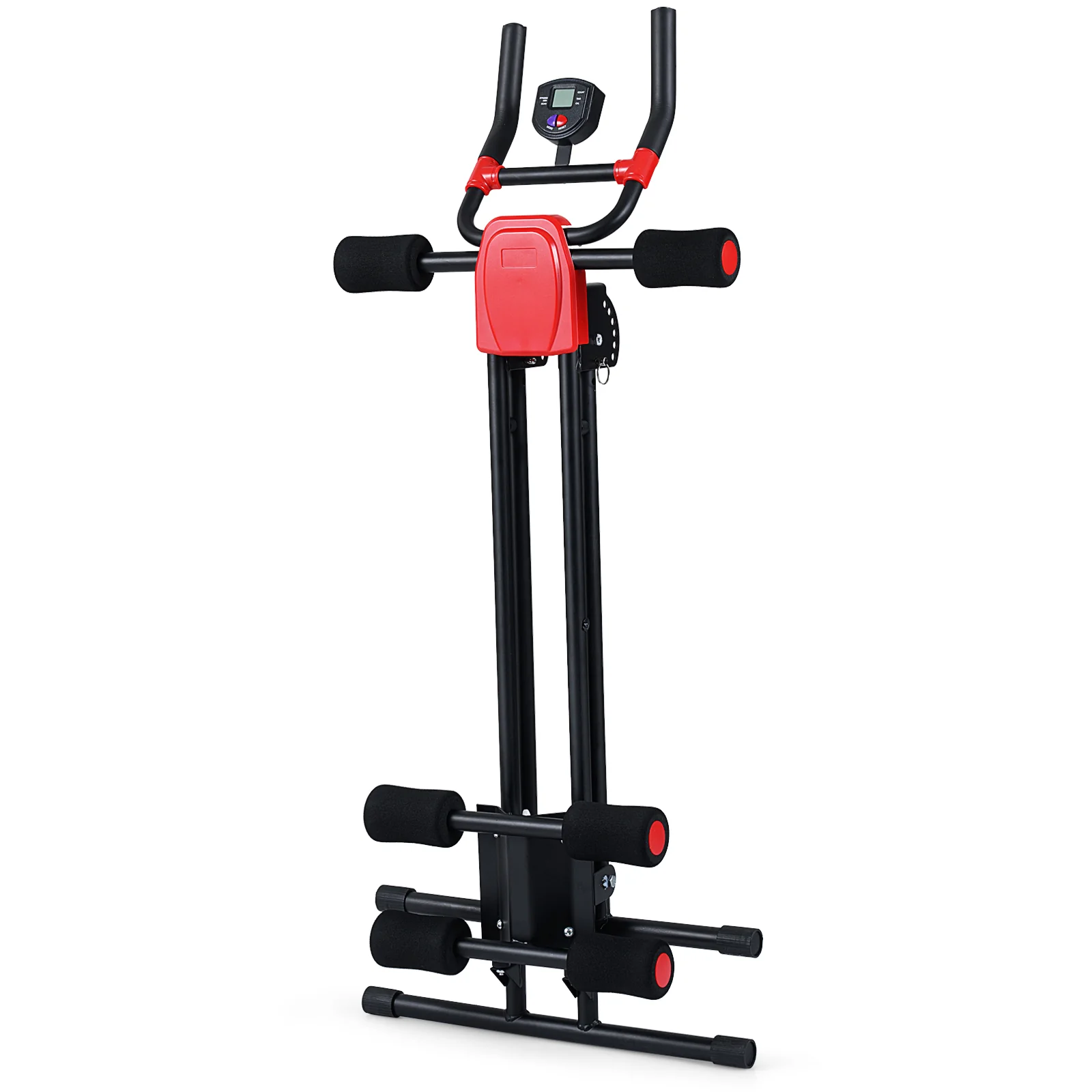 Foldable Abdominal Trainer, Adjustable Ab Machine, Black - Image 4