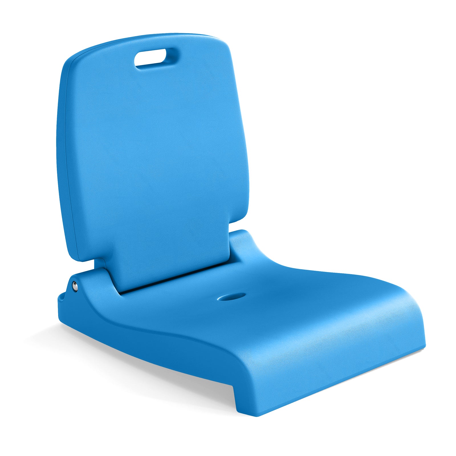 Foldable Outdoor Pool Chair, With Handle And Back Support, Blue - Image 4