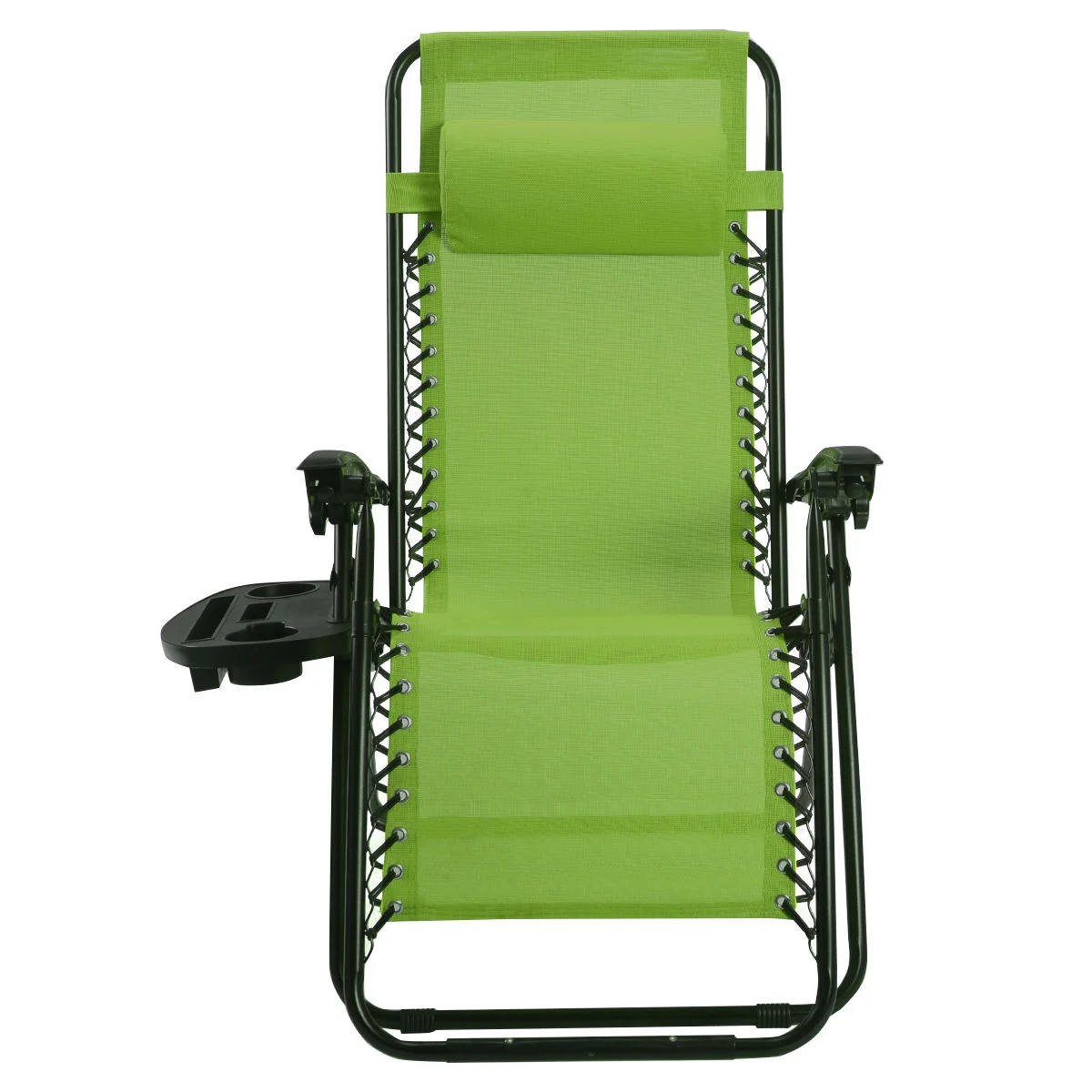 Folding Lounge Chair, Zero Gravity, Green - Image 3