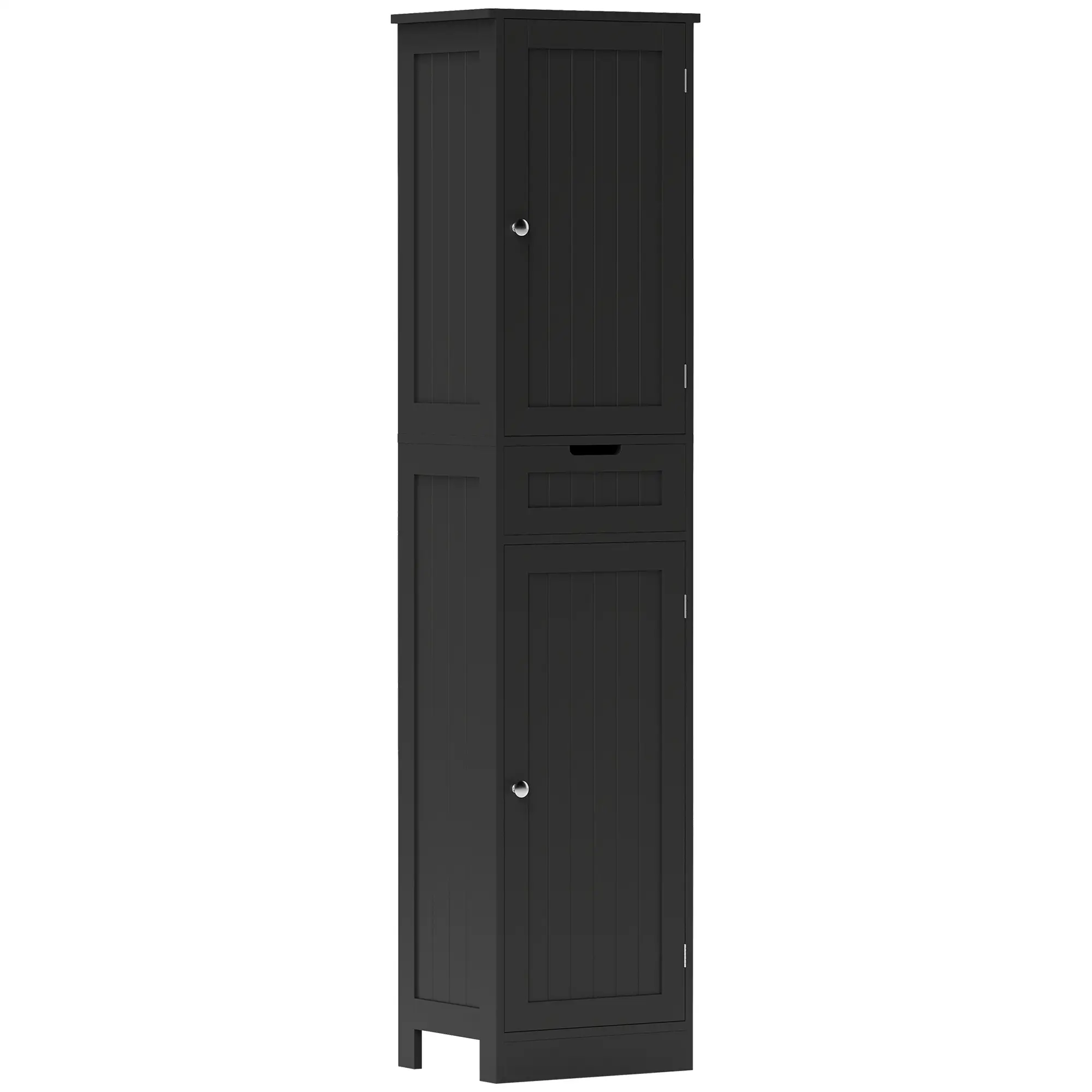 Freestanding Bathroom Cabinet, Drawer and 2 Doors, Tall Cupboard - Image 11
