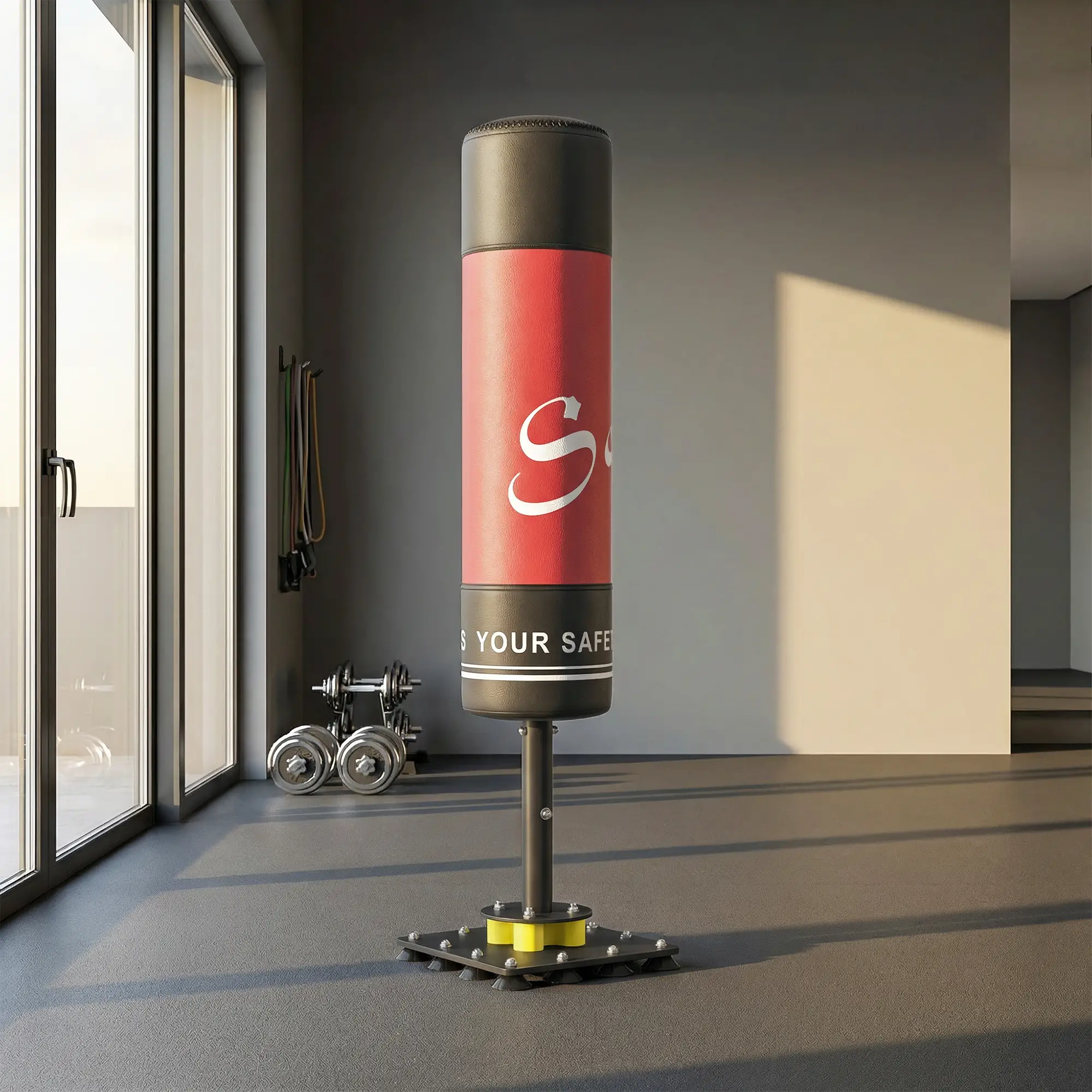 Freestanding Punching Bag, 53" Heavy Duty Boxing Bag With 12 Suction Cups - Image 10