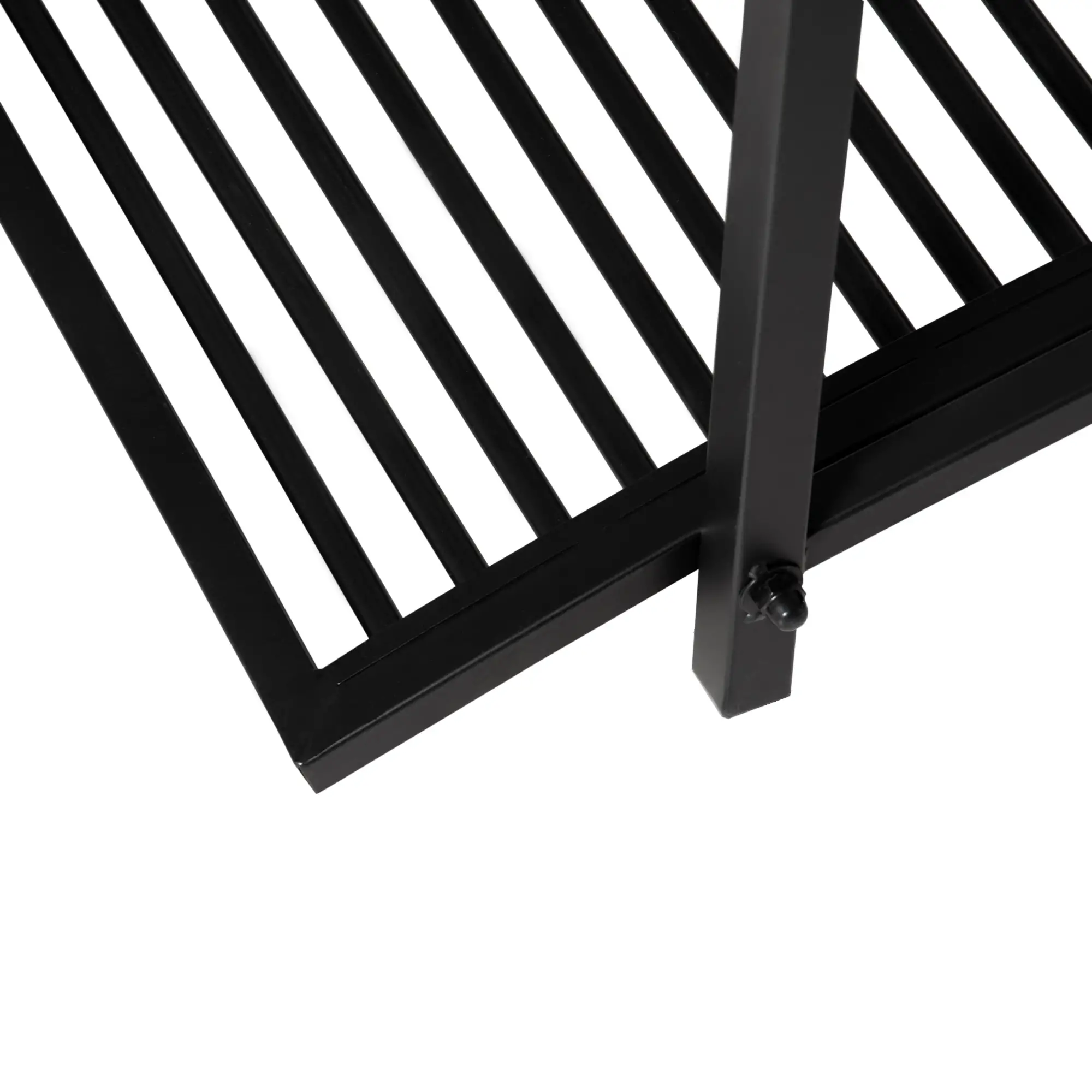 Garden Bridge 3.3FT, Decorative Backyard Pond Bridge, Black - Image 8