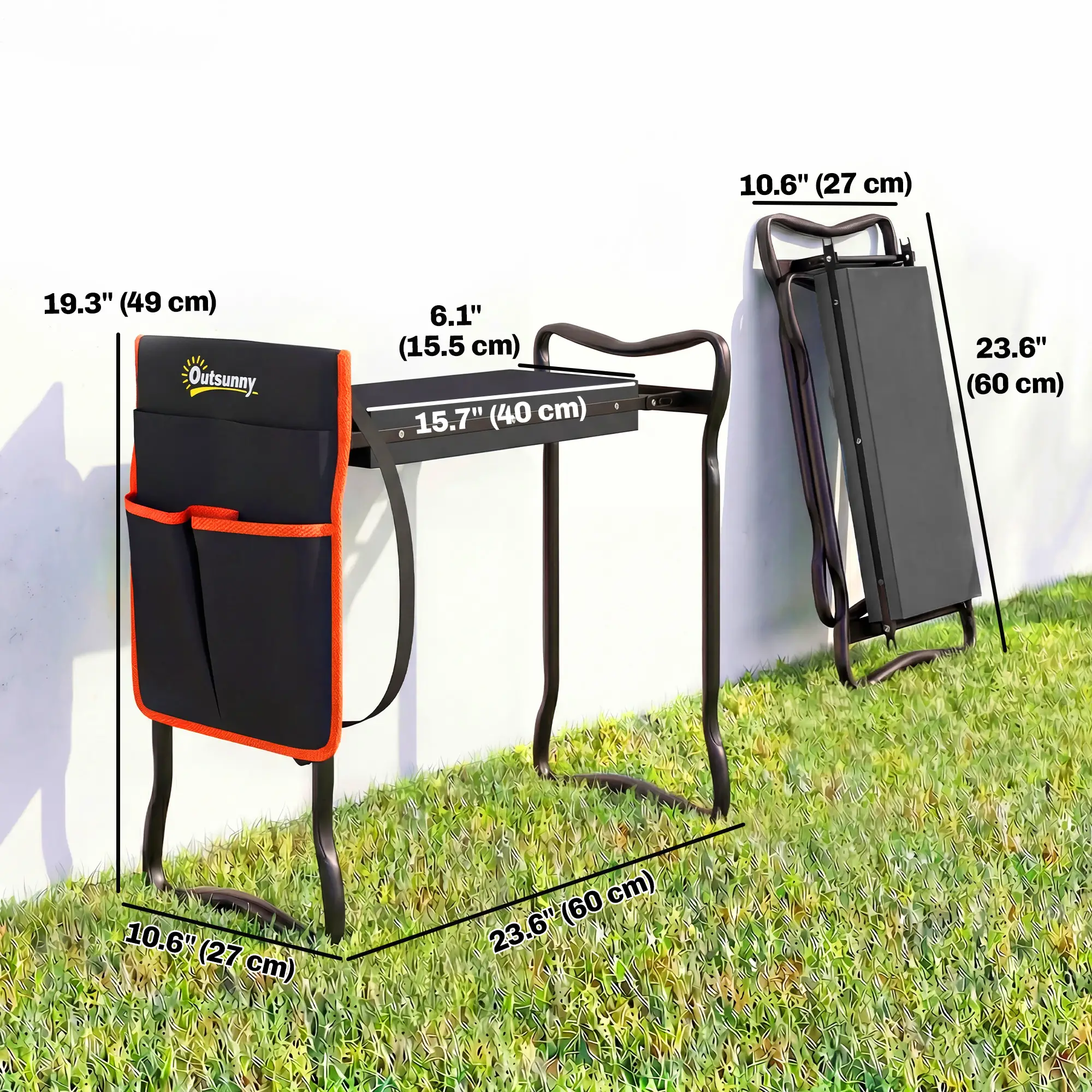 Garden Kneeler And Seat, 330lbs Heavy Duty Gardening Stool - Image 3