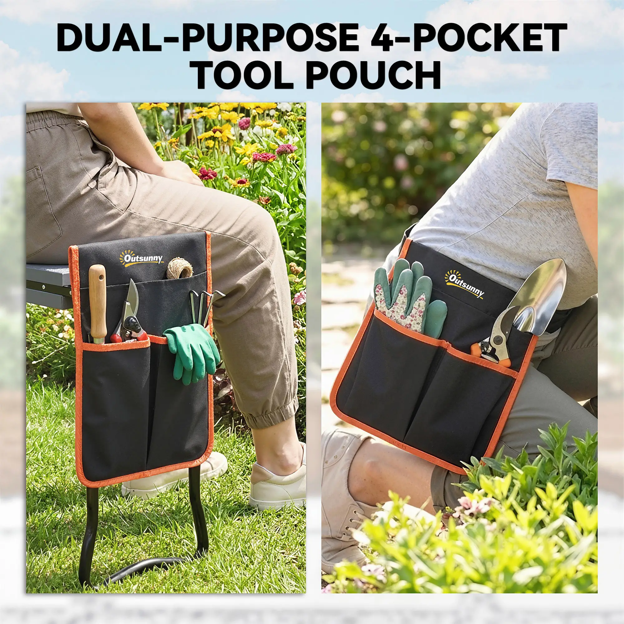 Garden Kneeler And Seat, 330lbs Heavy Duty Gardening Stool - Image 7