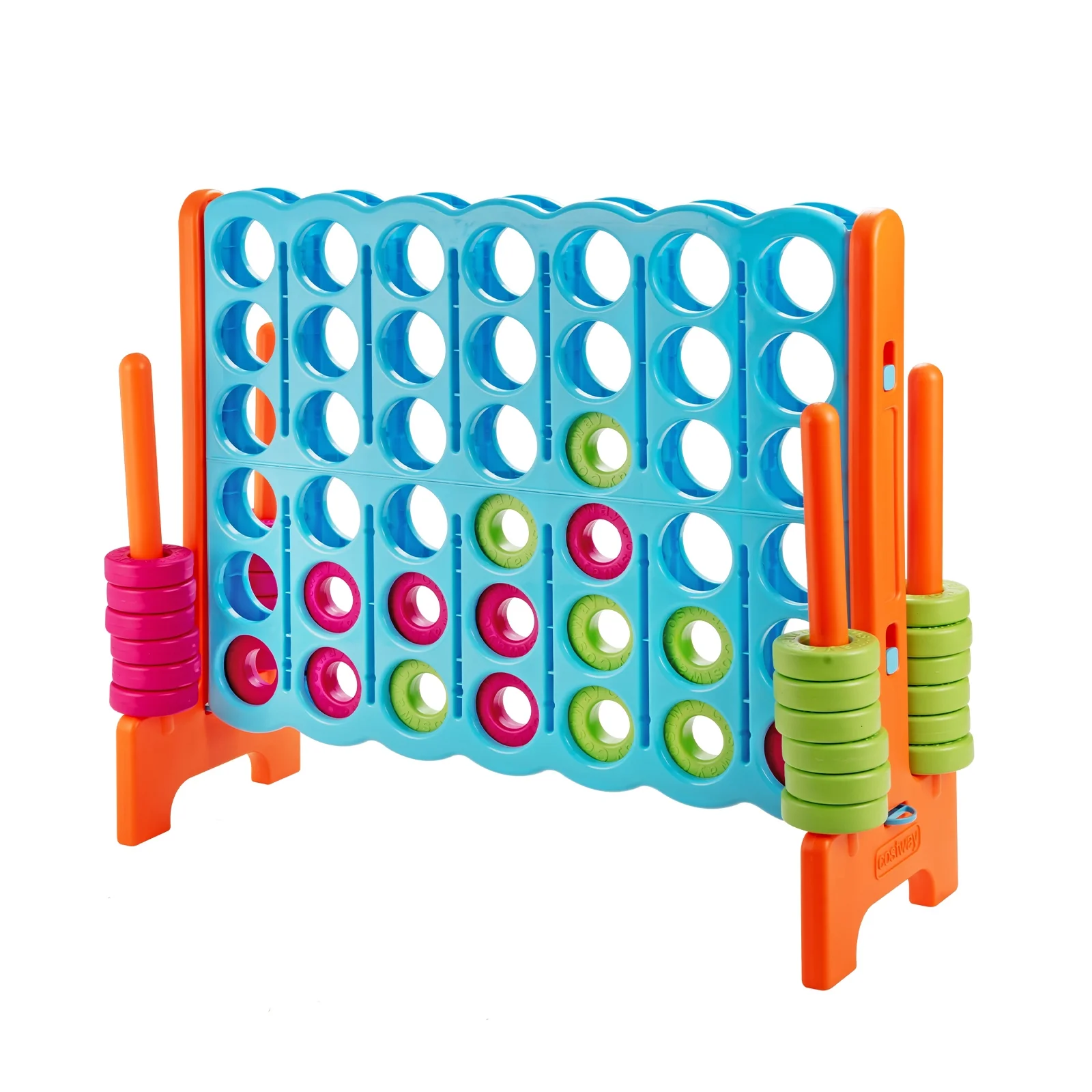 Giant Jumbo 4 In A Row Game Set, Light Blue - Image 4