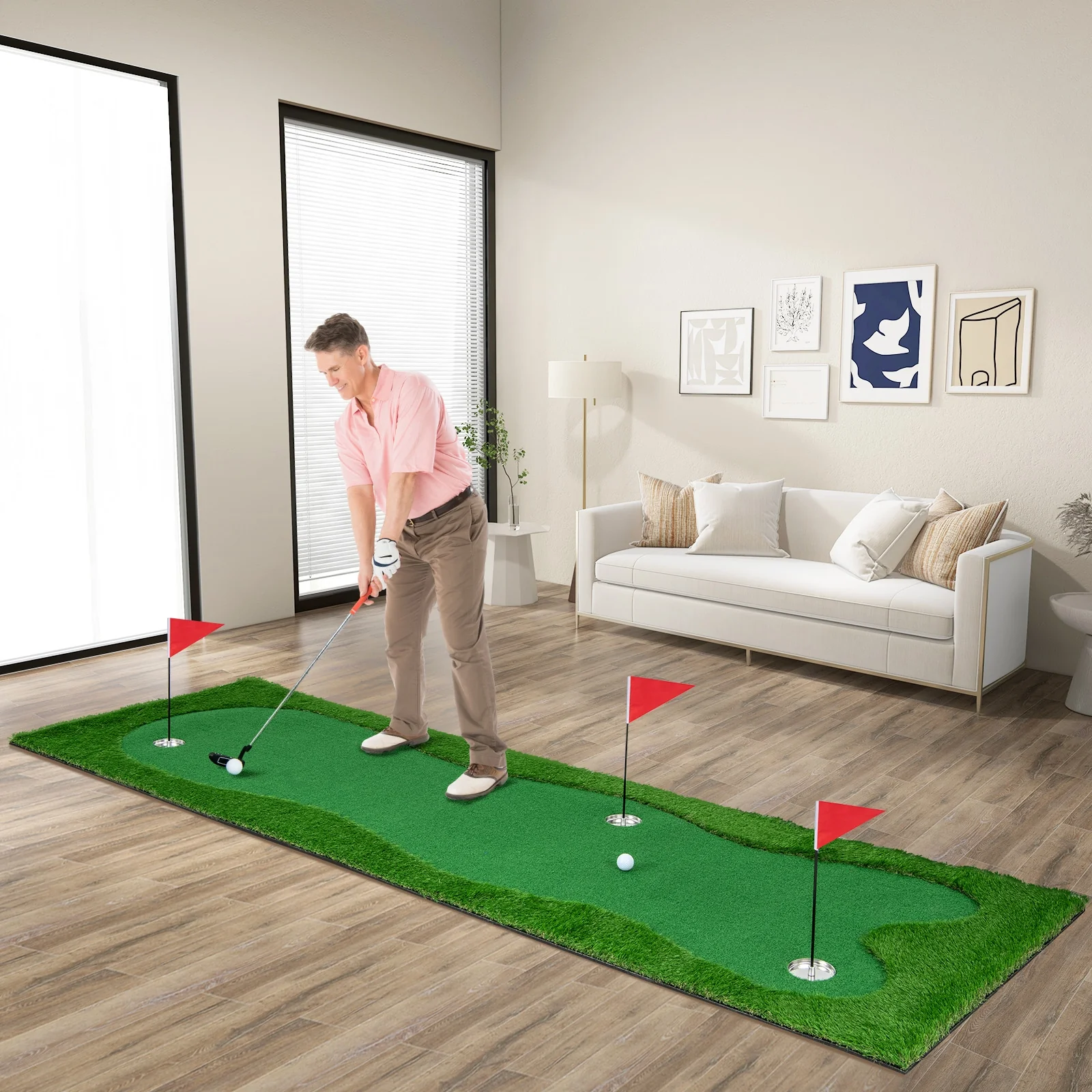 Golf Putting Green, Artificial Grass Turf, S, Green - Image 2