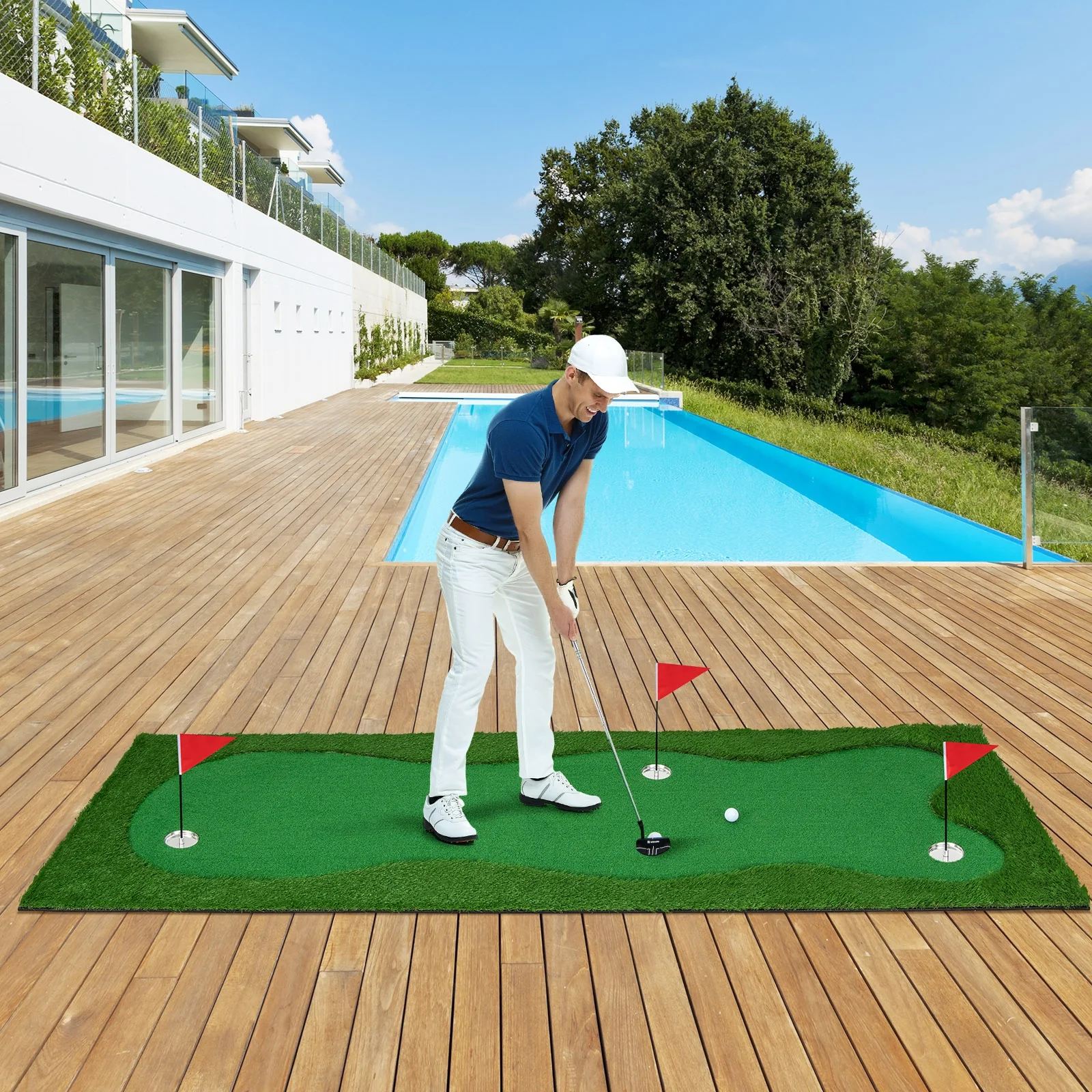 Golf Putting Green, Artificial Grass Turf, S, Green - Image 3