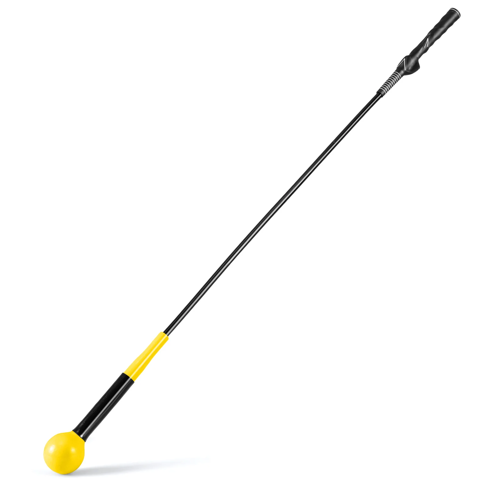 Golf Swing Trainer Aid 47inch/40inch/31.5inch Warm-up Practice Stick with Weighted Head for Grip, Yellow - Image 5