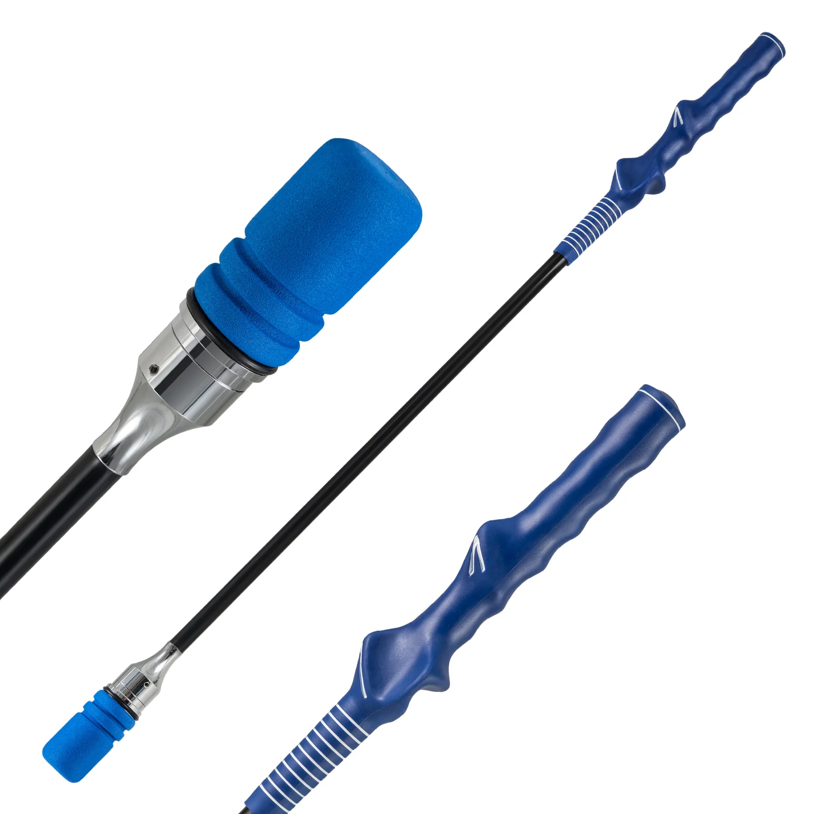 Golf Swing Trainer Click Stick Swing Training Aid for Speed Flexibility Balance, Blue - Image 5