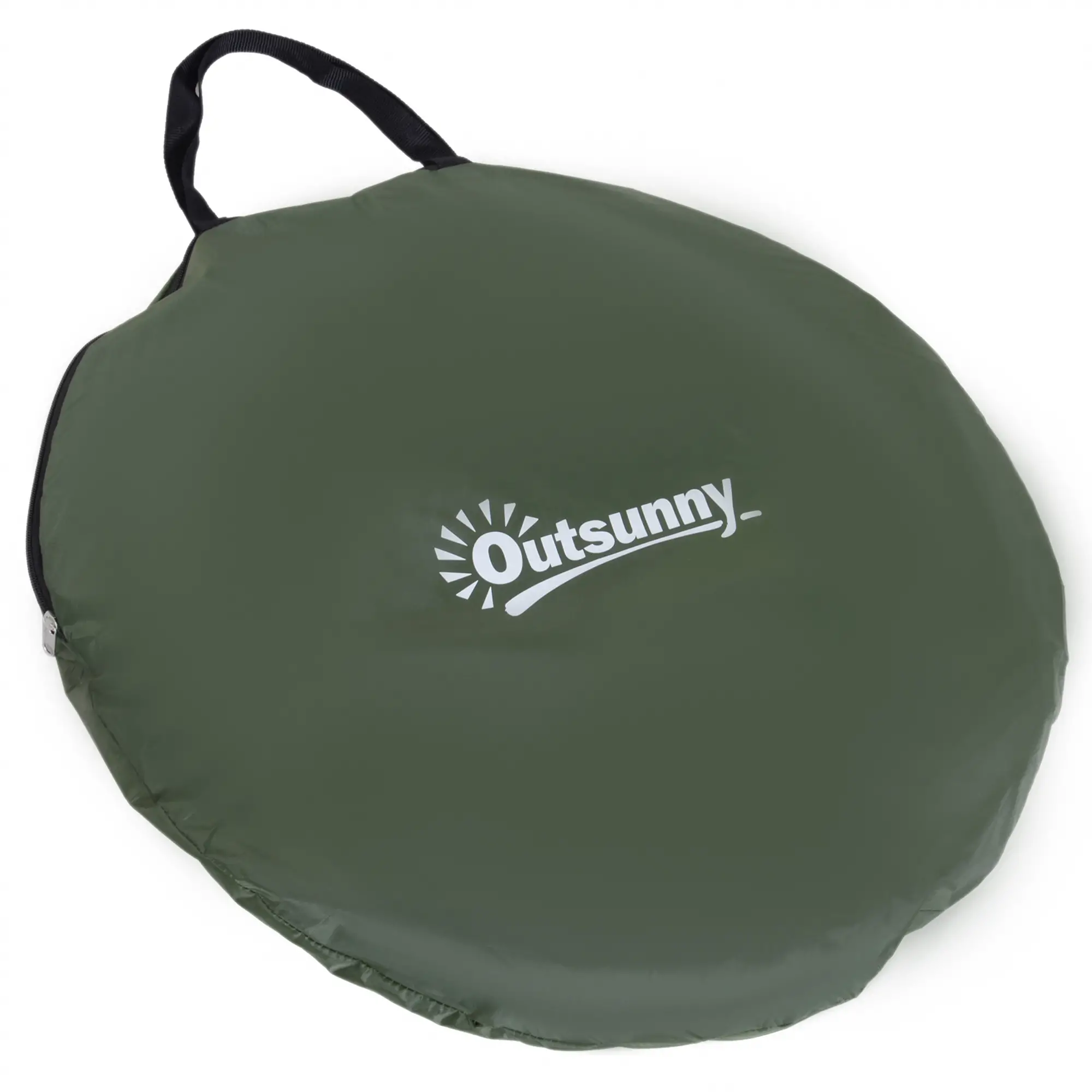 Green Popup Shower Tent, Portable Changing Room, Green - Image 9