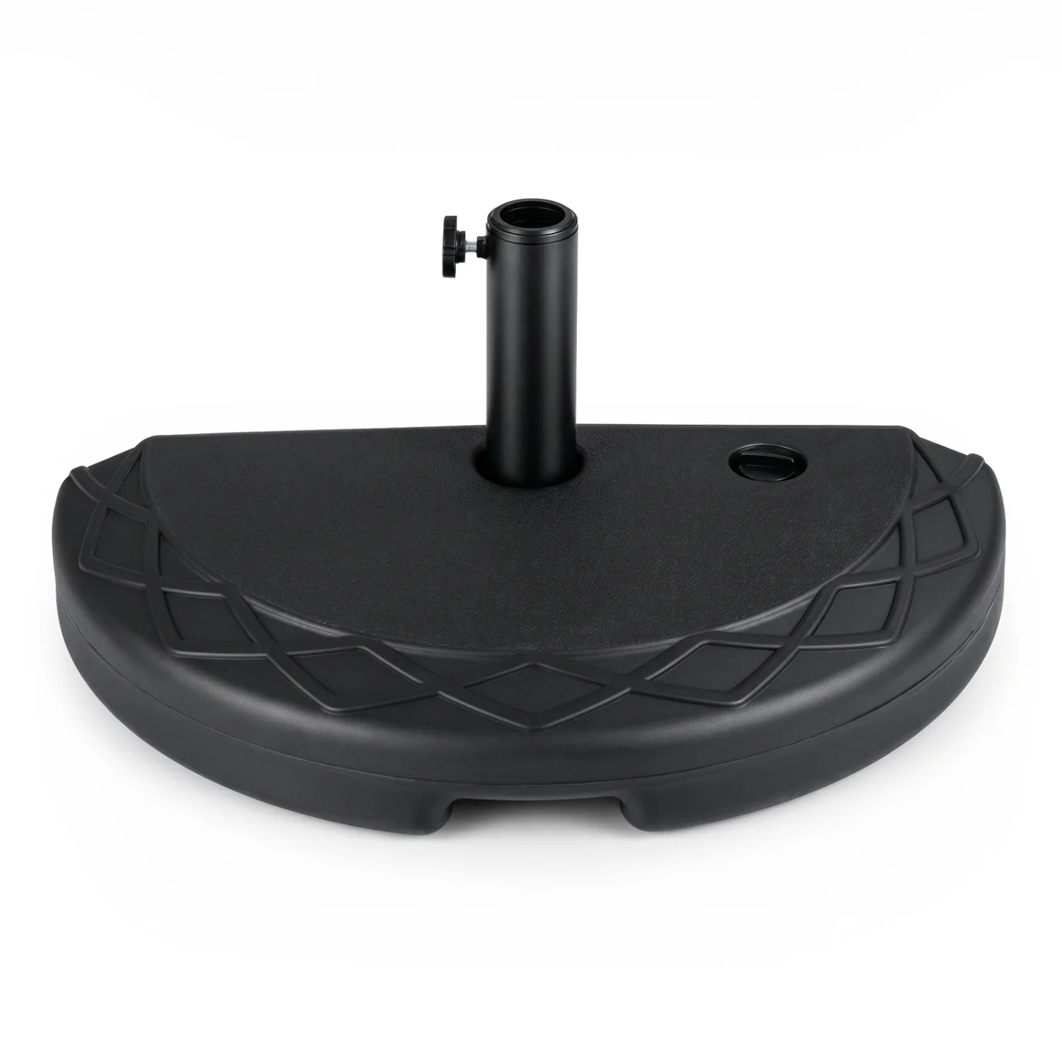 Half Round Patio Umbrella Base, 44 Lbs, Fillable - Image 4