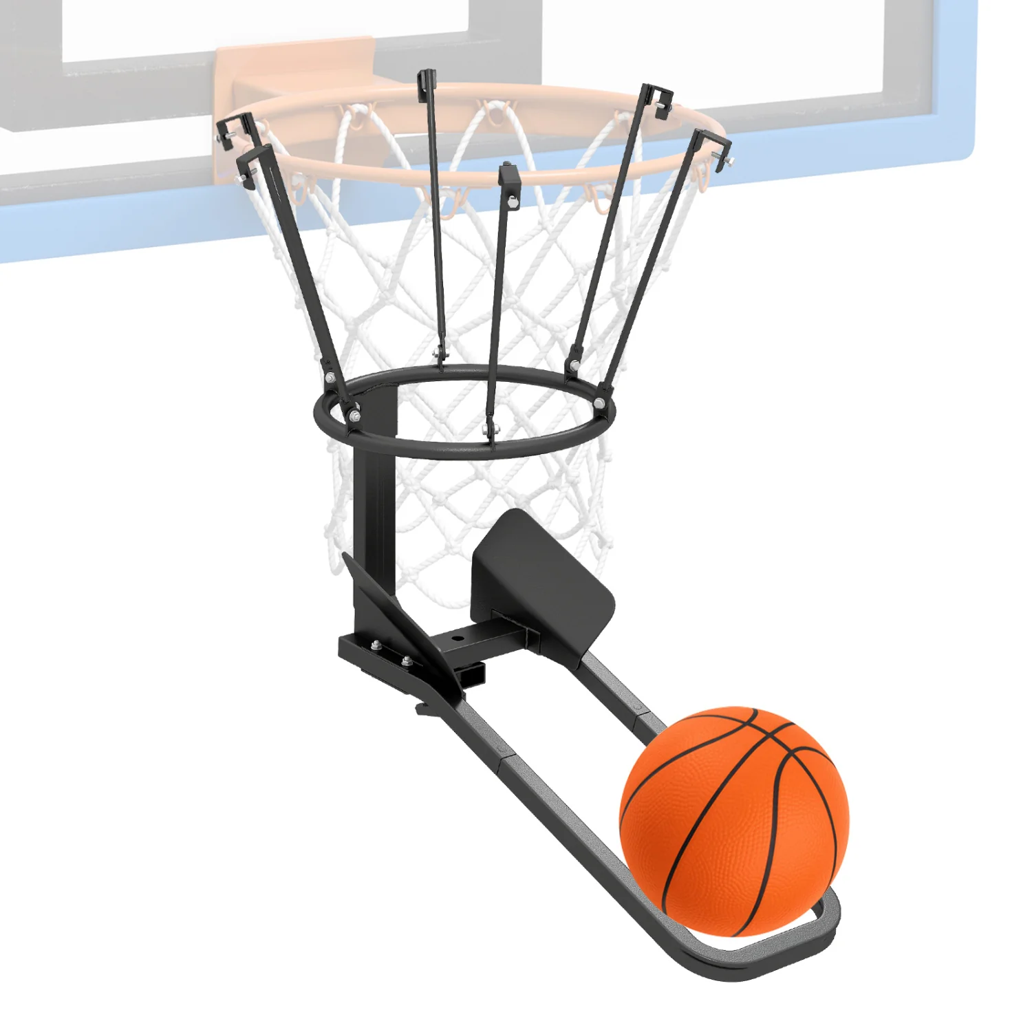Heavy Duty Basketball Return, 6 Sturdy Hooks