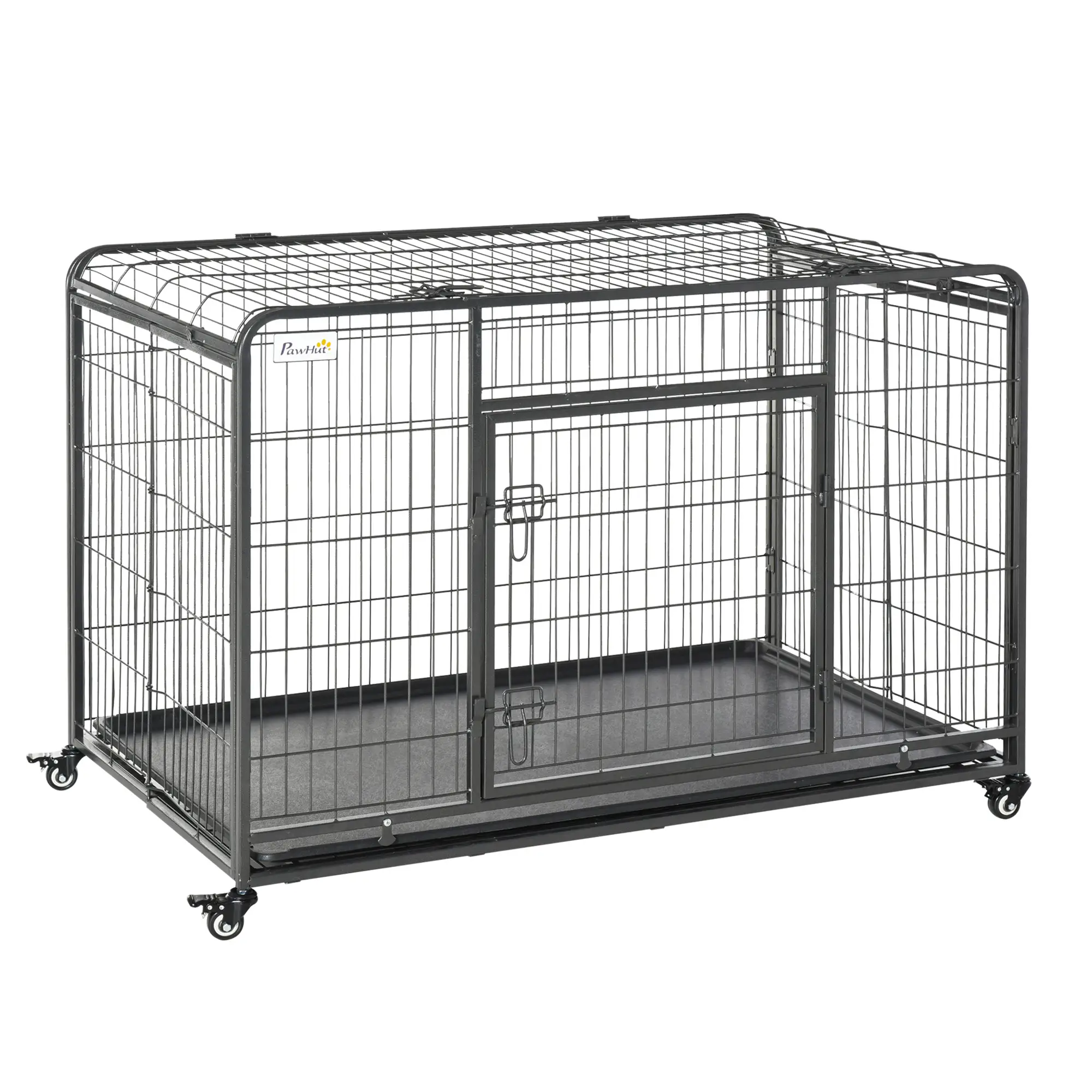 Heavy Duty Folding Dog Crate, Extra Large, 49" x 30" x 32"