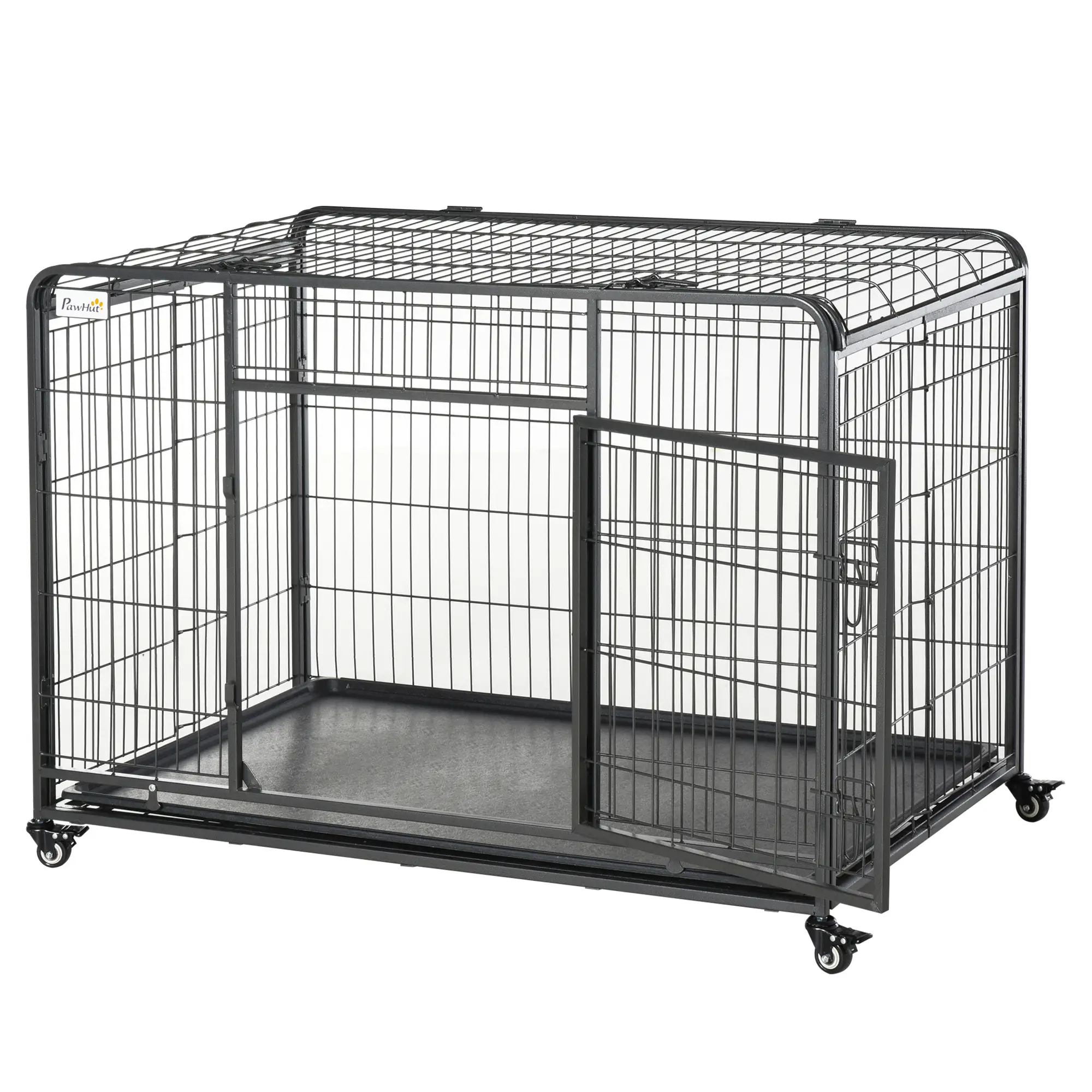 Heavy Duty Folding Dog Crate, Extra Large, 49" x 30" x 32" - Image 11