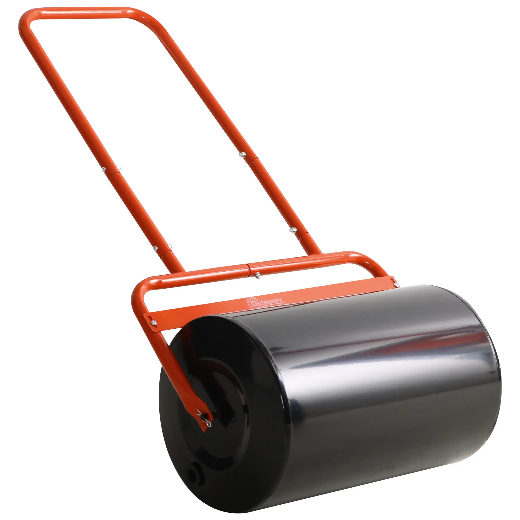 Heavy Duty Lawn Roller, 20" Push Tow Sod Roller, Grass Flattener, Red