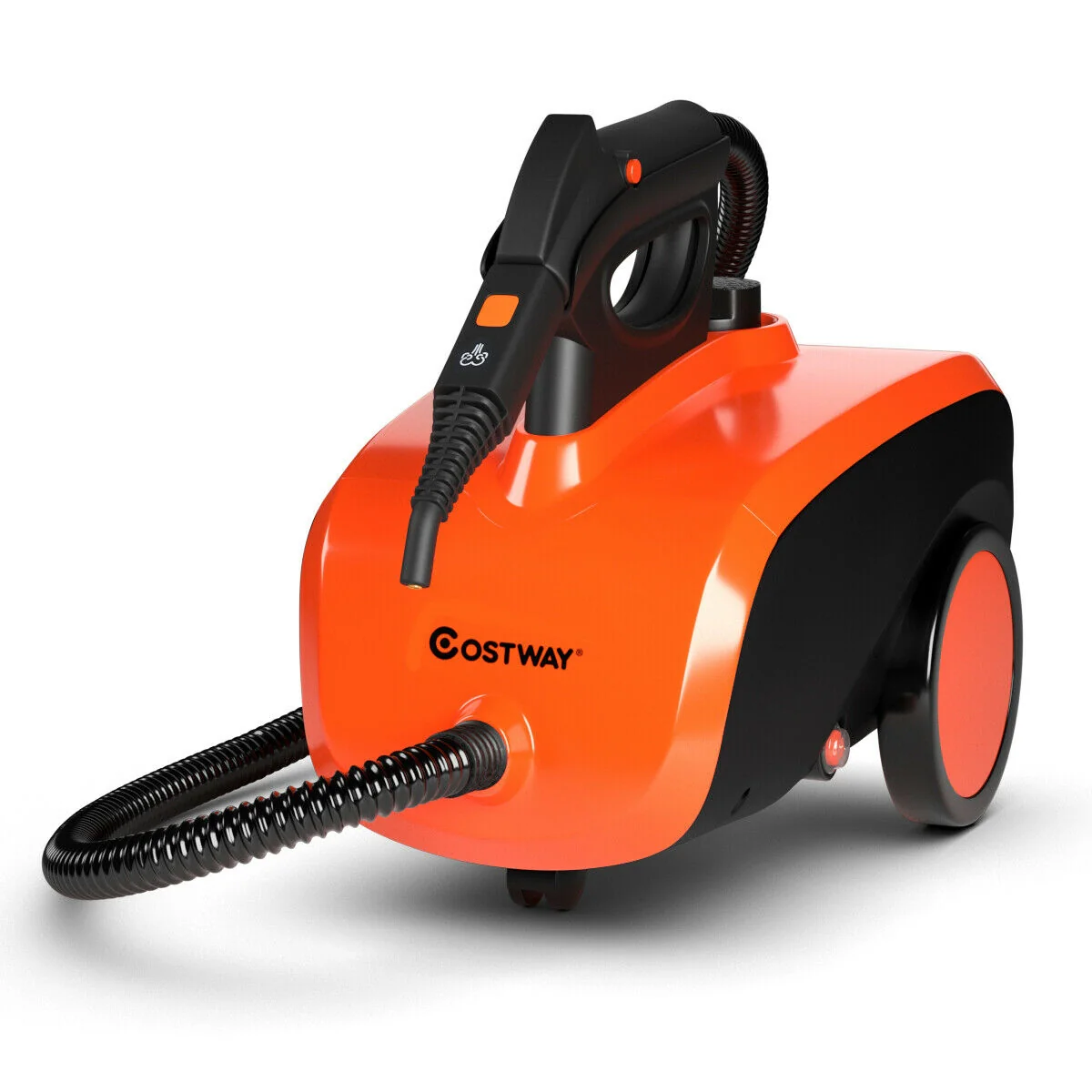 Heavy Duty Multipurpose Steam Cleaner, 18 Accessories, Orange - Image 2