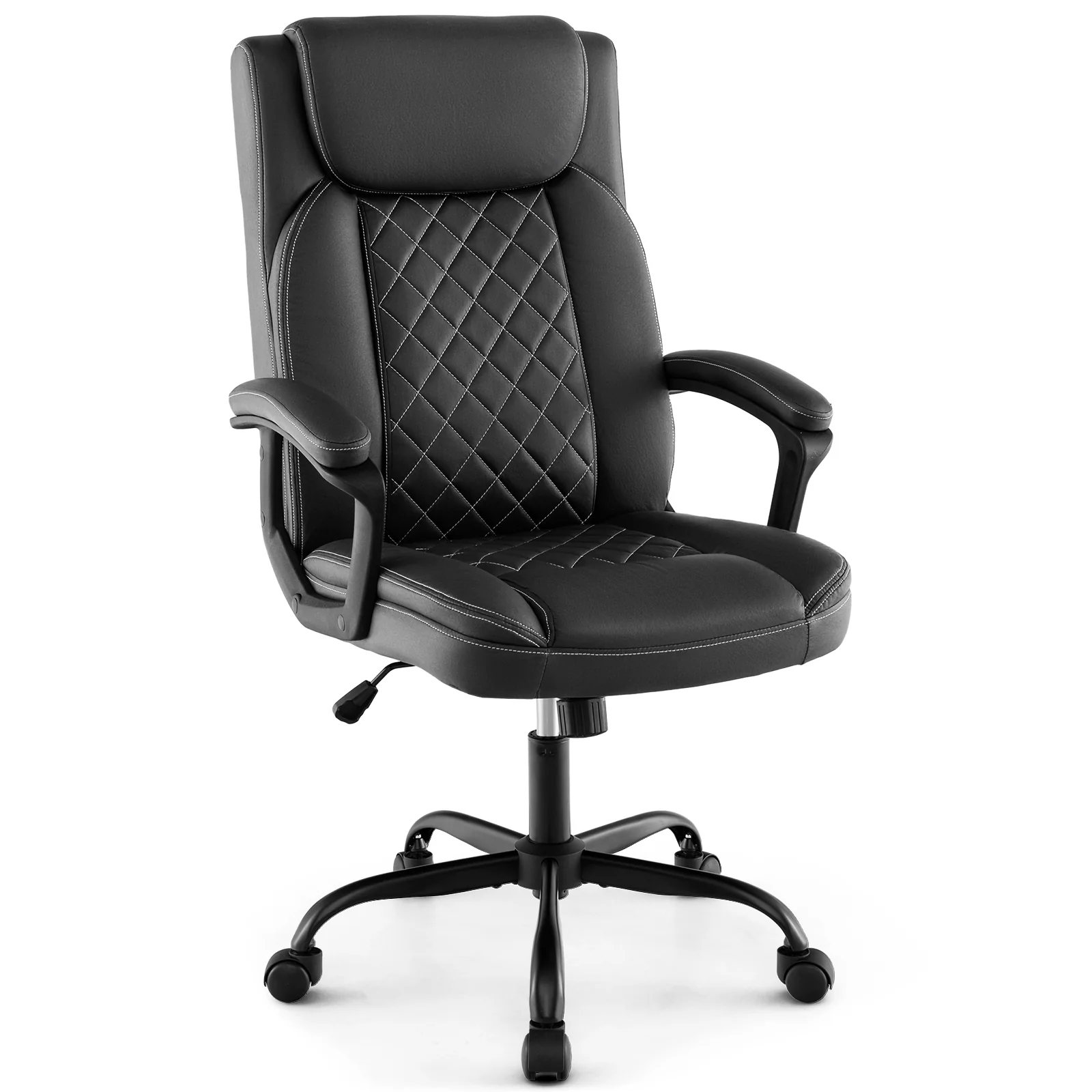 High Back Ergonomic Executive Chair, Black - Image 4