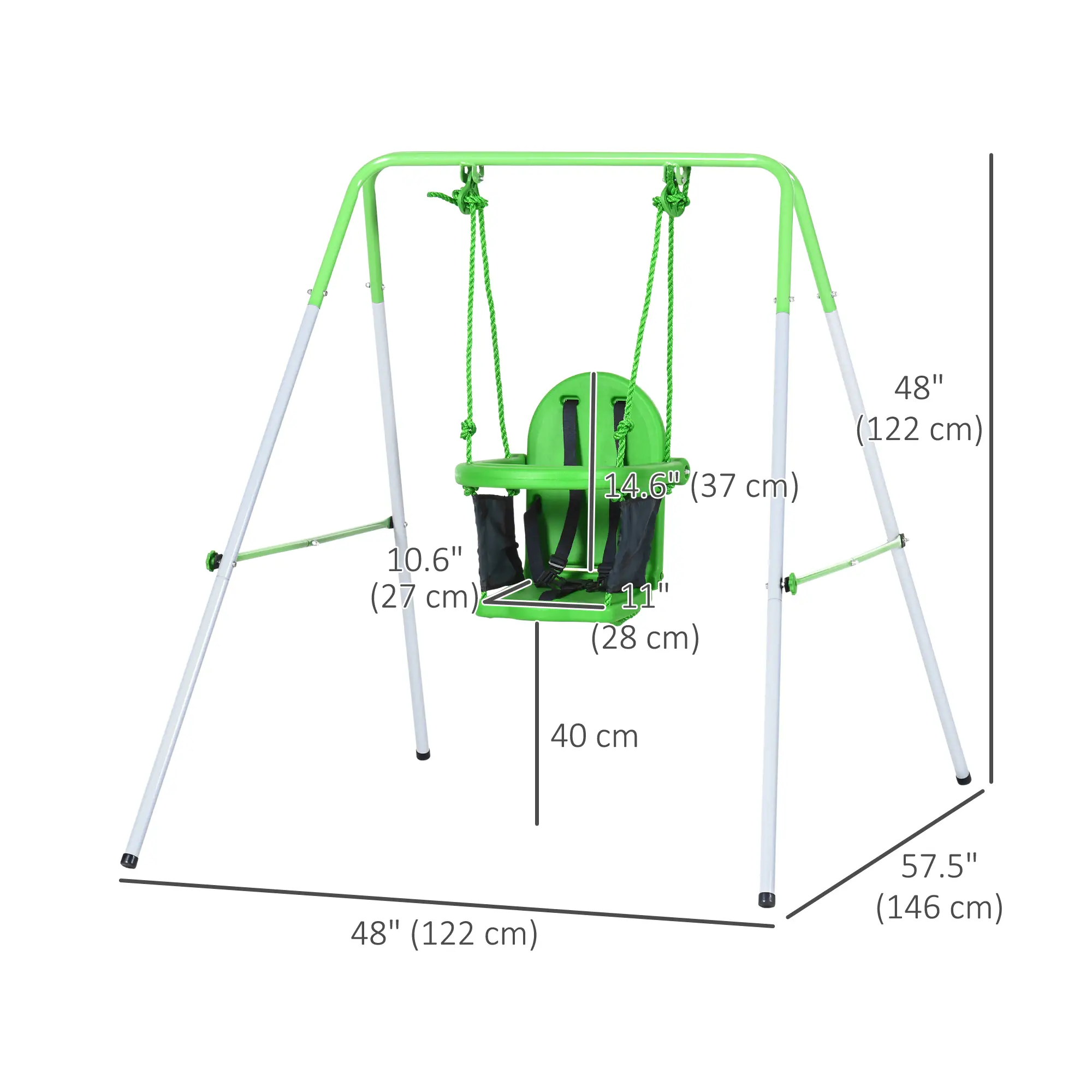 Infant Toddler Swing, Safety Harness, 6-36 Months - Image 3