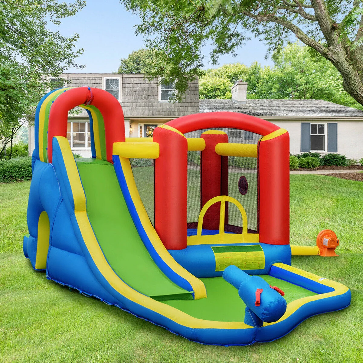 Inflatable Bounce House Castle With Blower - Image 8