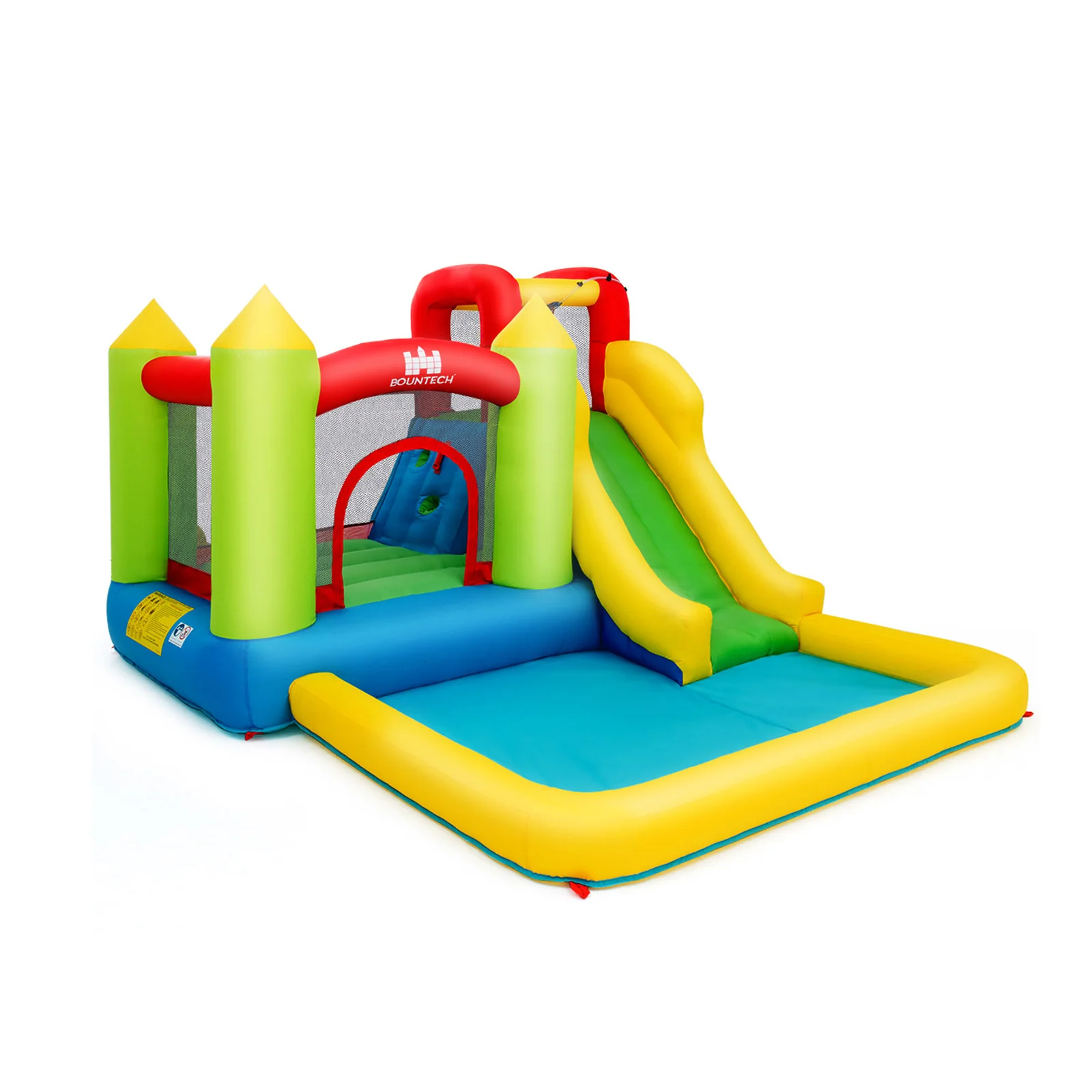 Inflatable Bounce House Water Slide Jump Bouncer Without Blower - Image 4