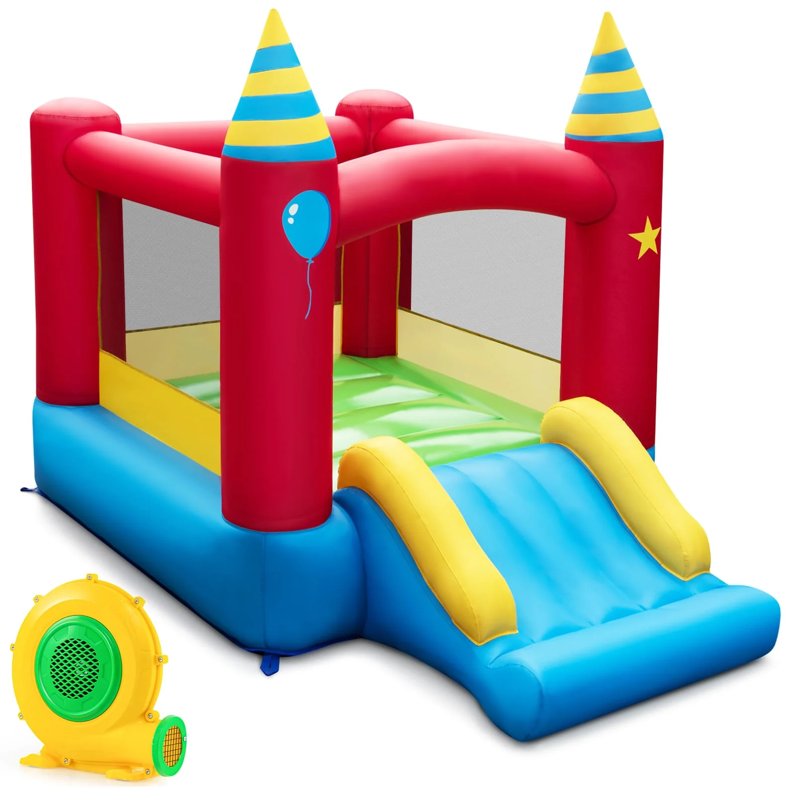 Inflatable Kids Bounce Castle, 480W Blower - Image 3