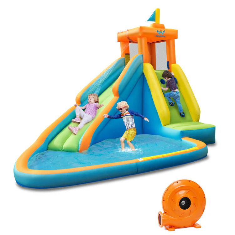 Inflatable Water Slide, Bounce House, 740W Blower - Image 3
