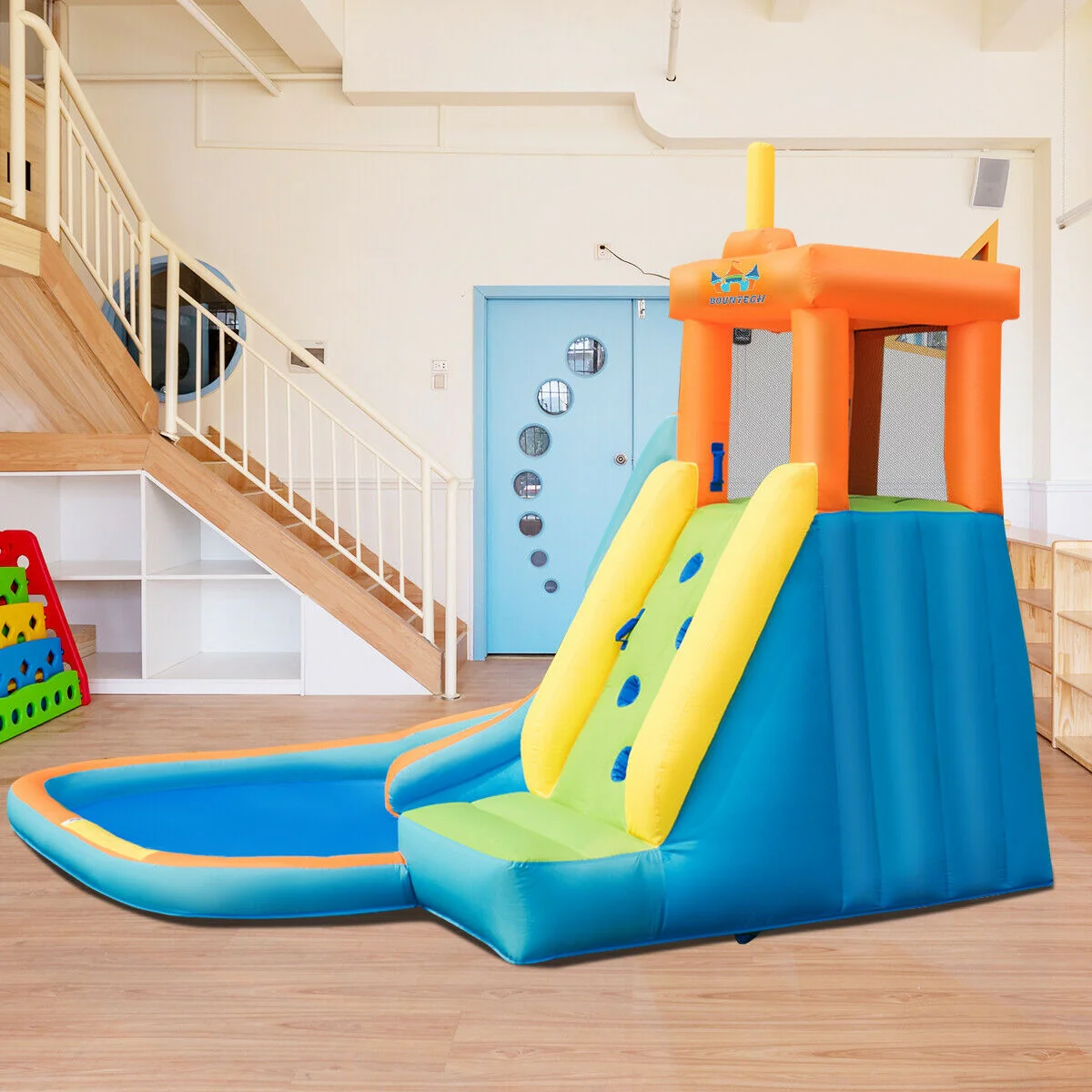 Inflatable Water Slide, Bounce House, 740W Blower - Image 8