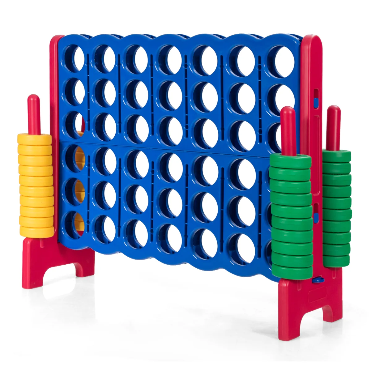Jumbo 4-To-Score Game Set, 42 Rings, Red - Image 4