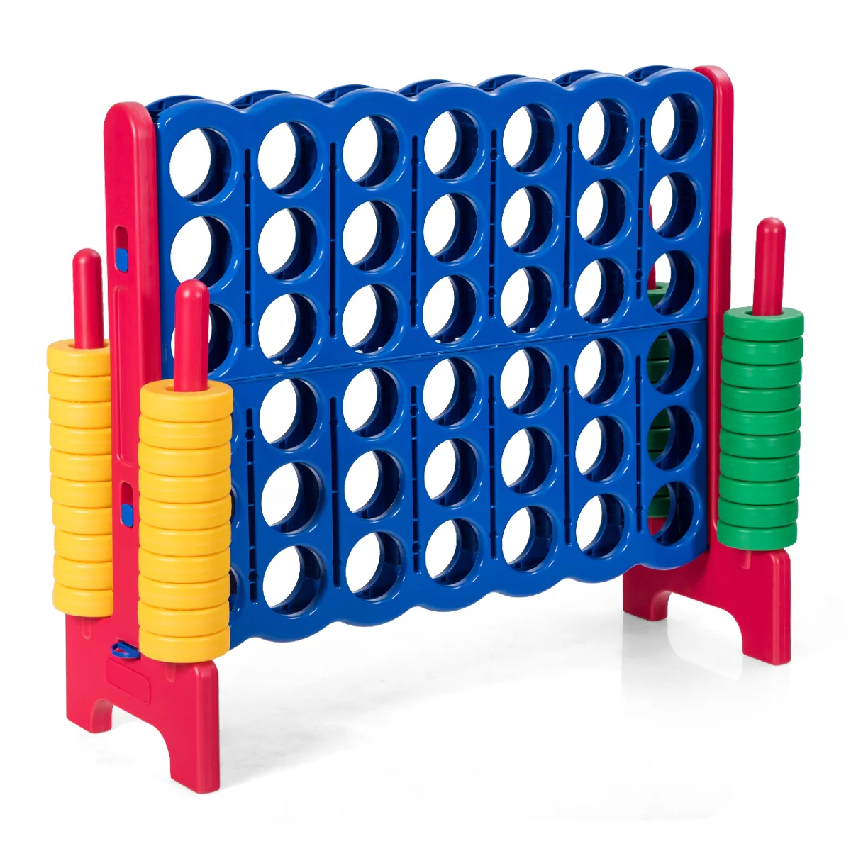 Jumbo 4-To-Score Game Set, 42 Rings, Red - Image 9