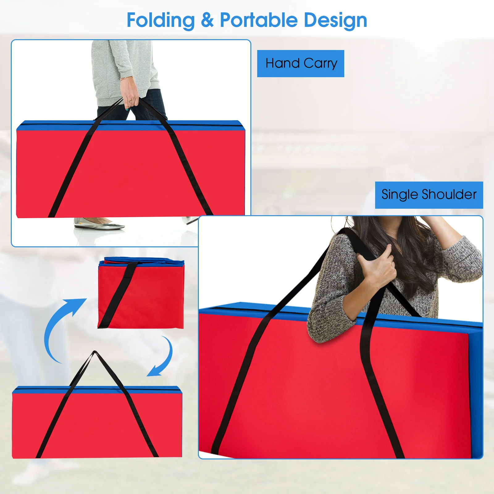Jumbo 4-To-Score Game Storage Bag, Blue - Image 9