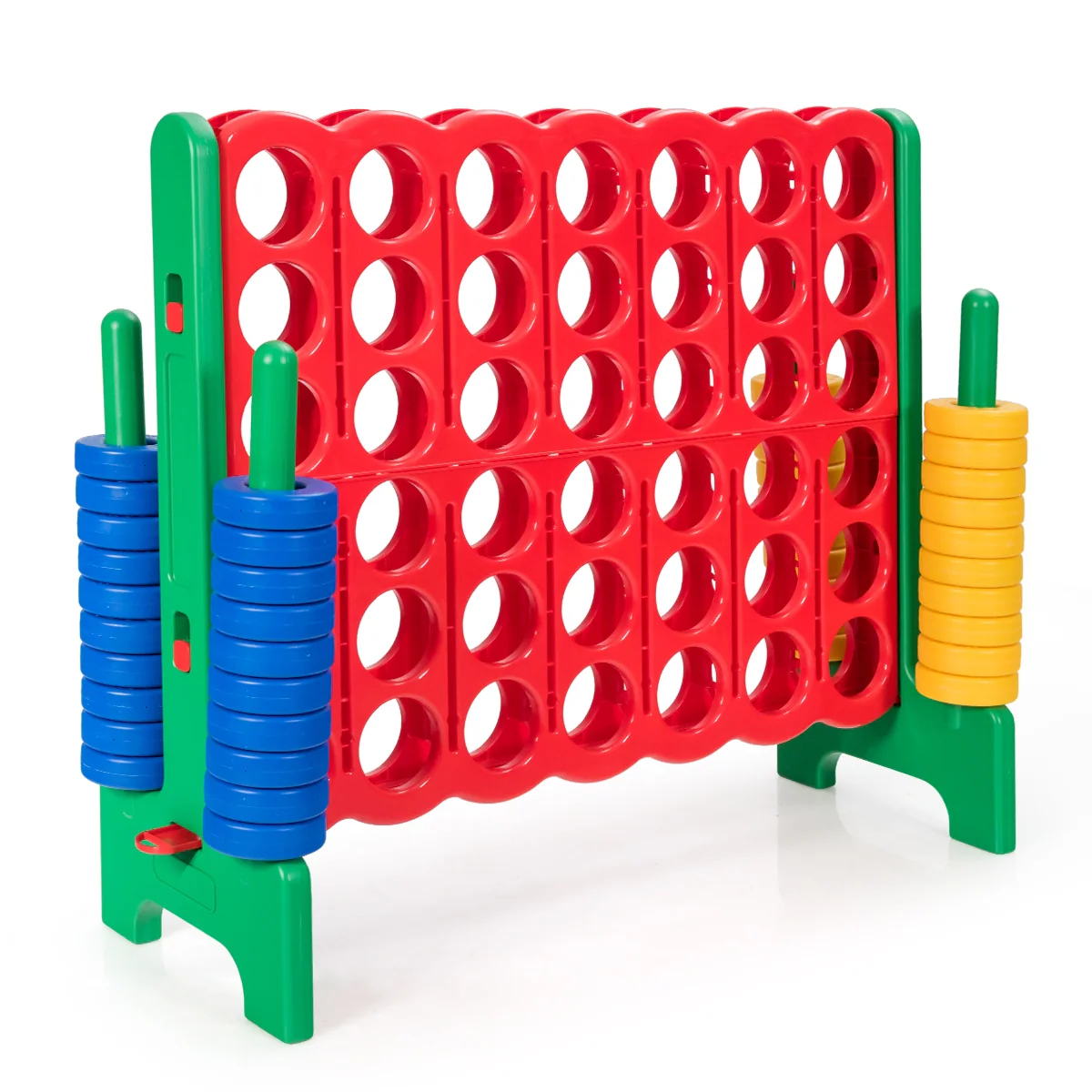 Jumbo 4-To-Score Giant Game Set, 42 Jumbo Rings, Quick-Release Slider, Green - Image 10