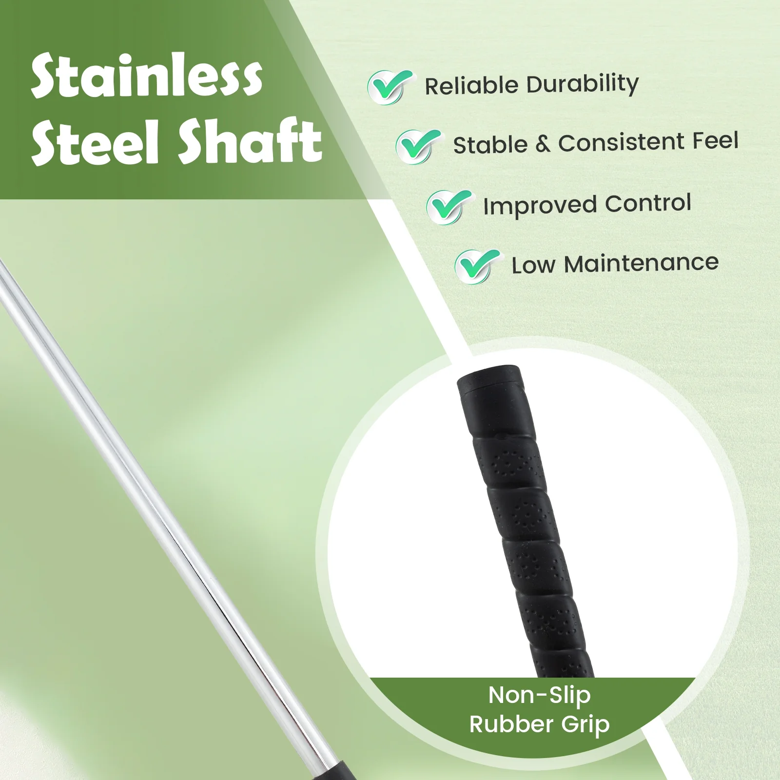 Junior Mallet Putter, 8-10 Years, Green - Image 5