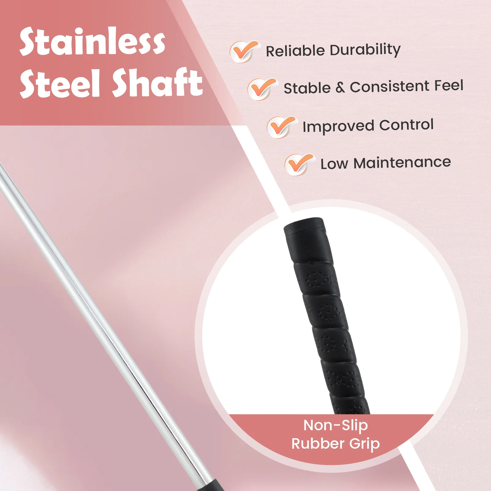 Junior Mallet Putter, Ages 11-14, Pink - Image 5