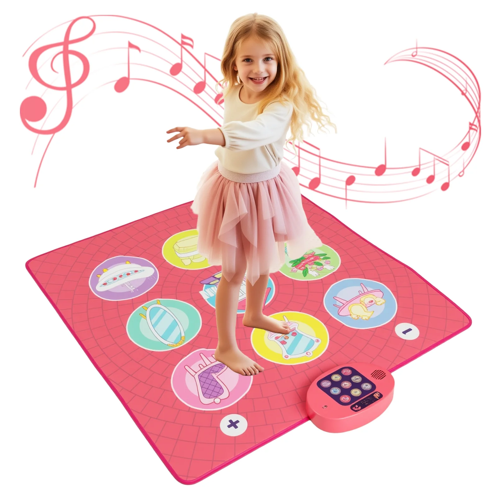 Kids Dance Mat Game Toy, Pink - Image 5